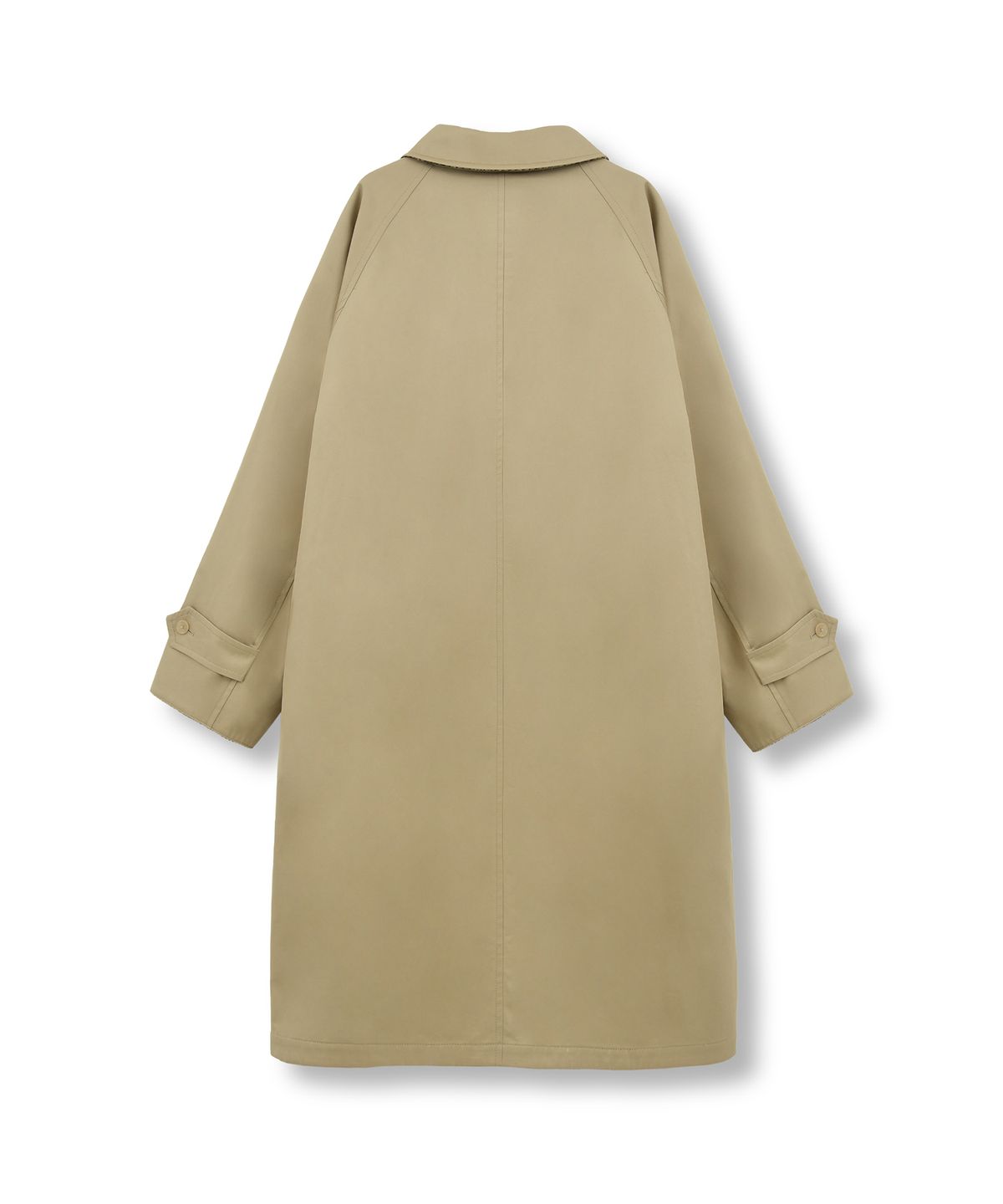 브라운야드(BROWNYARD) 23FW 리버서블 발마칸 코트, 베이지
