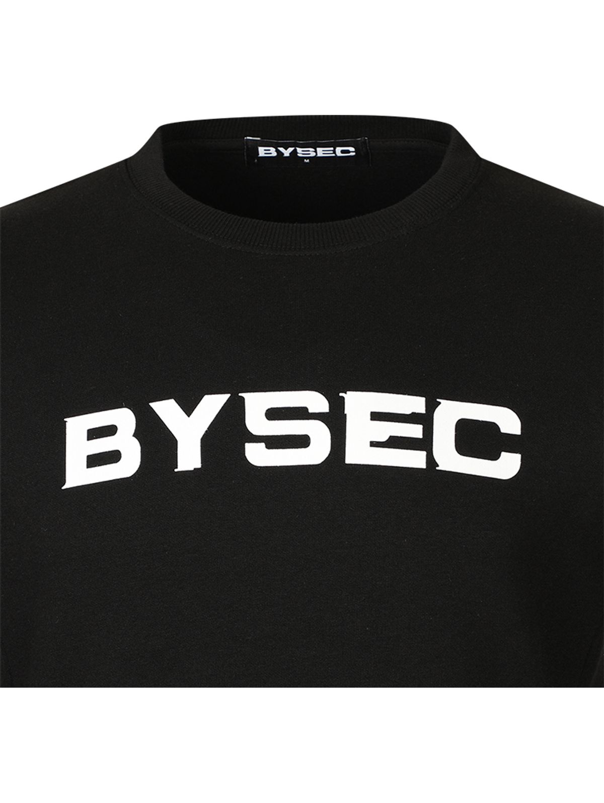 바이젝(BYSEC) 퍼펙트 특양면 로고 머슬핏 긴팔 티셔츠_2Color