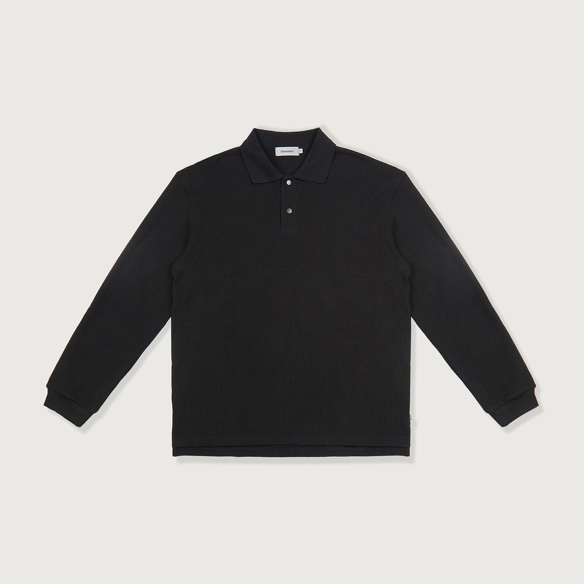 벤(BBEEEENN) MENS)와플 카라 T_다크 네이비