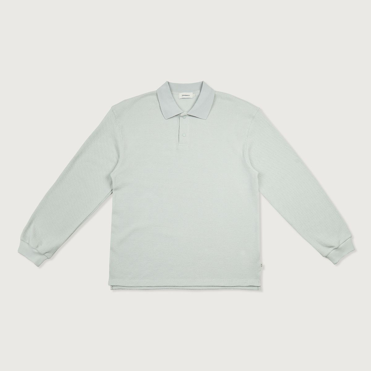 벤(BBEEEENN) MENS)와플 카라 T_블루 그레이
