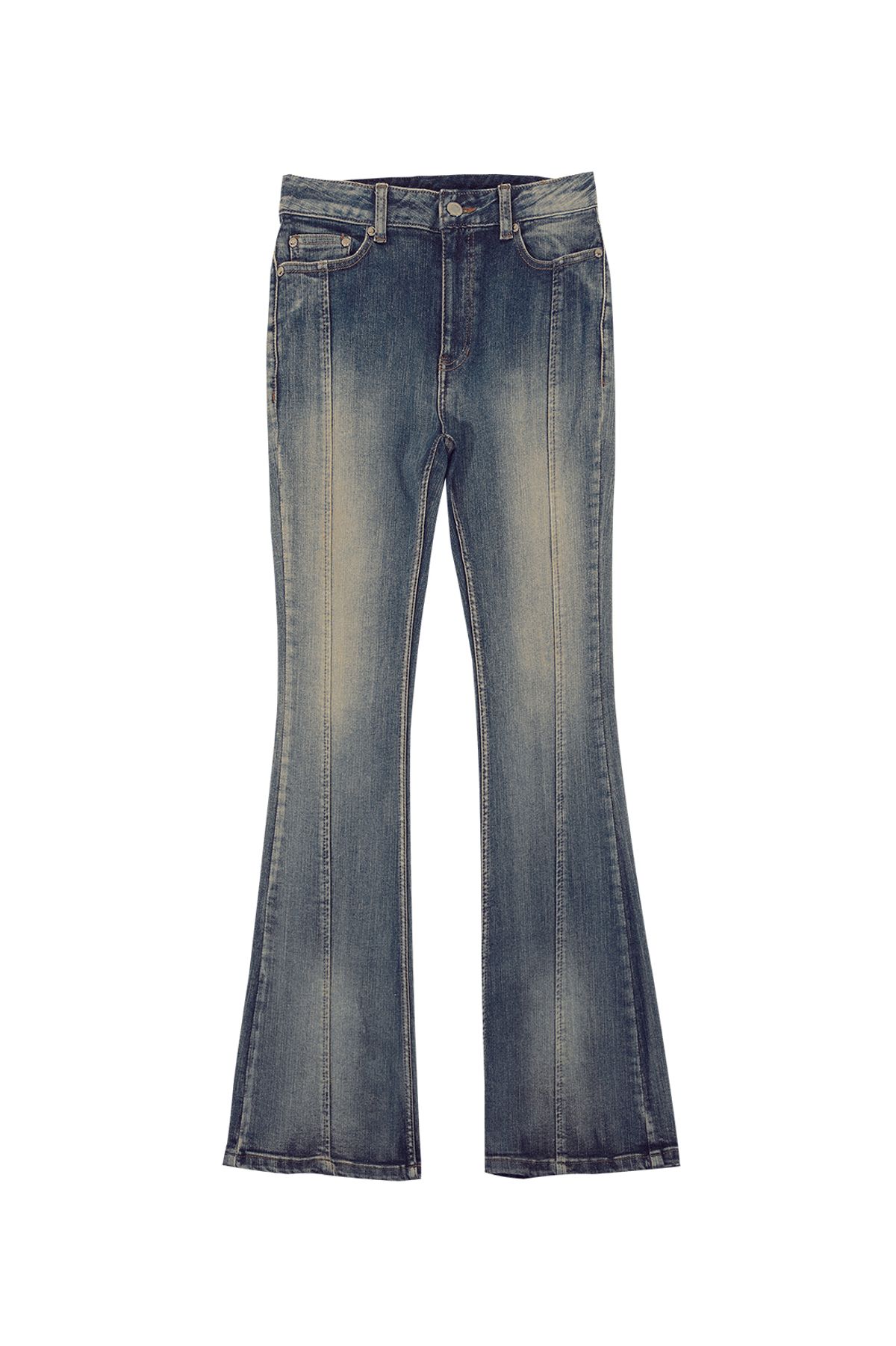 달링유어배드(DARLING, YOU'RE BAD) ROSE BOOTS CUT DENIM # VINTAGE BLUE