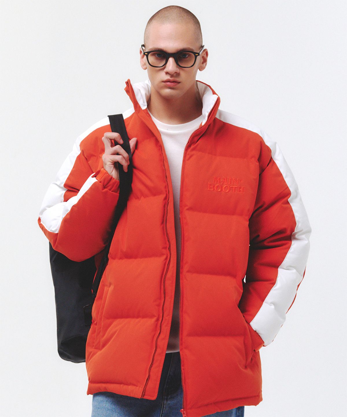 메인부스(MAINBOOTH) Puffin Duck Down Jacket(MAPLE ORANGE)