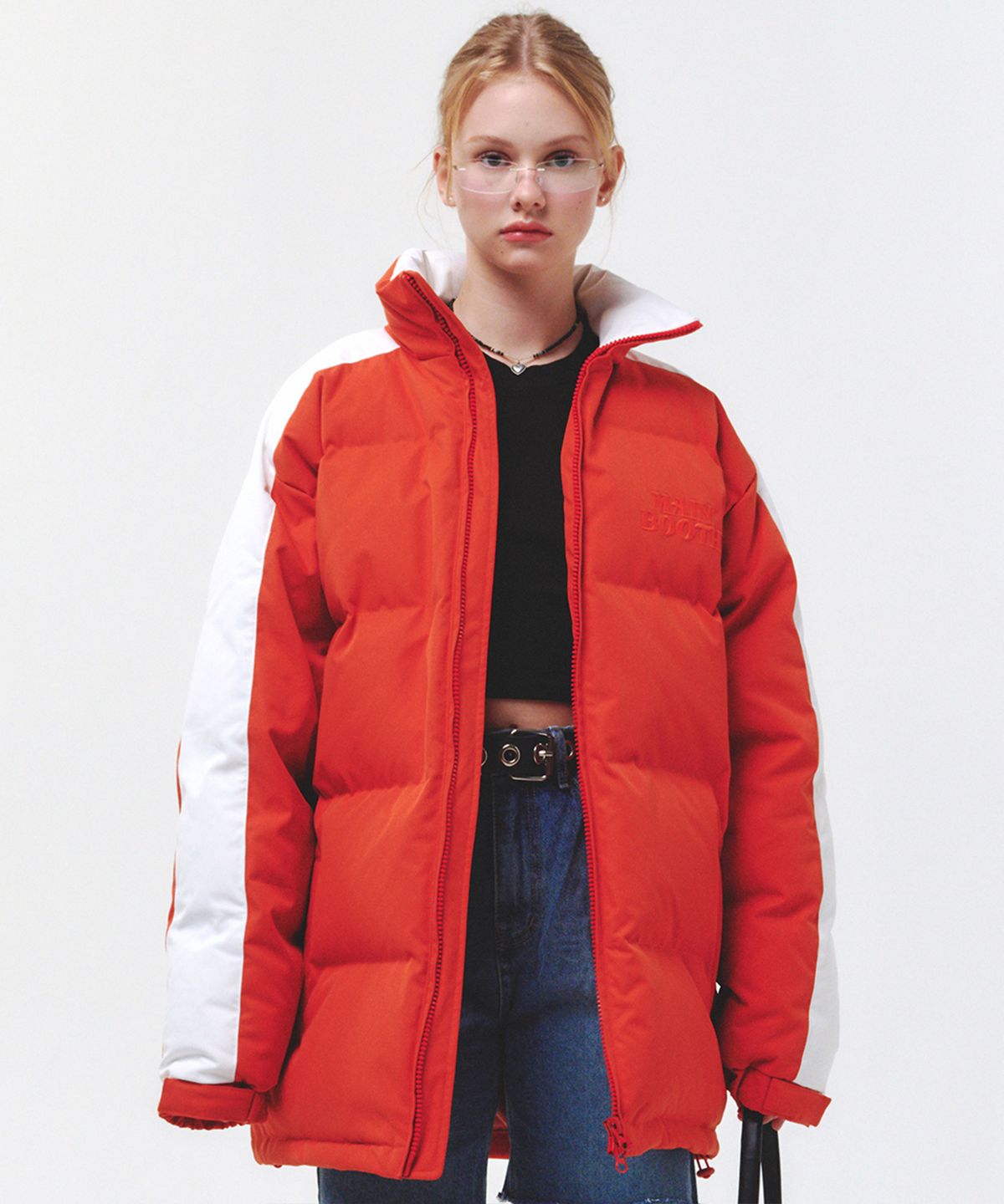 메인부스(MAINBOOTH) Puffin Duck Down Jacket(MAPLE ORANGE)