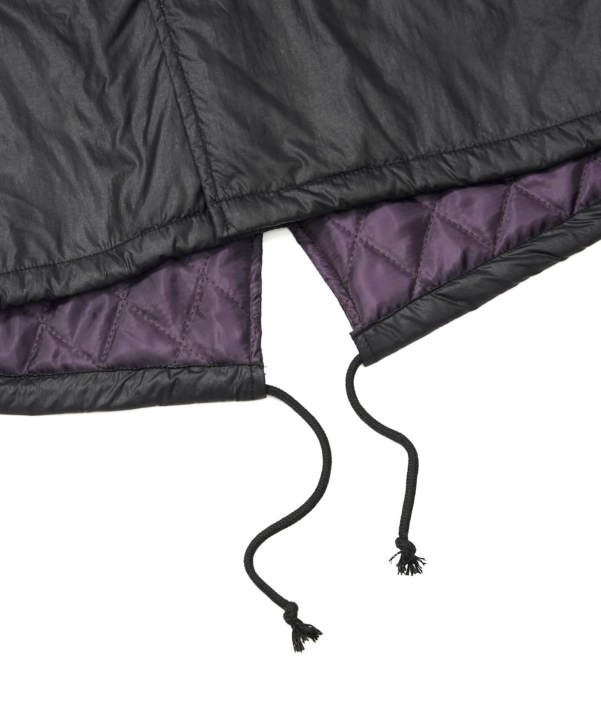 스티그마(STIGMA) ZIPPER OVERSIZED FISHTAIL PARKA BLACK
