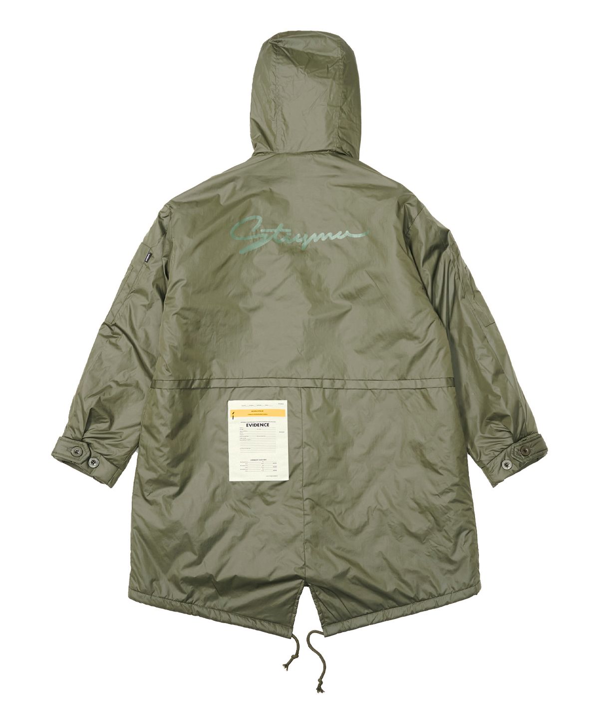 스티그마(STIGMA) ZIPPER OVERSIZED FISHTAIL PARKA KHAKI