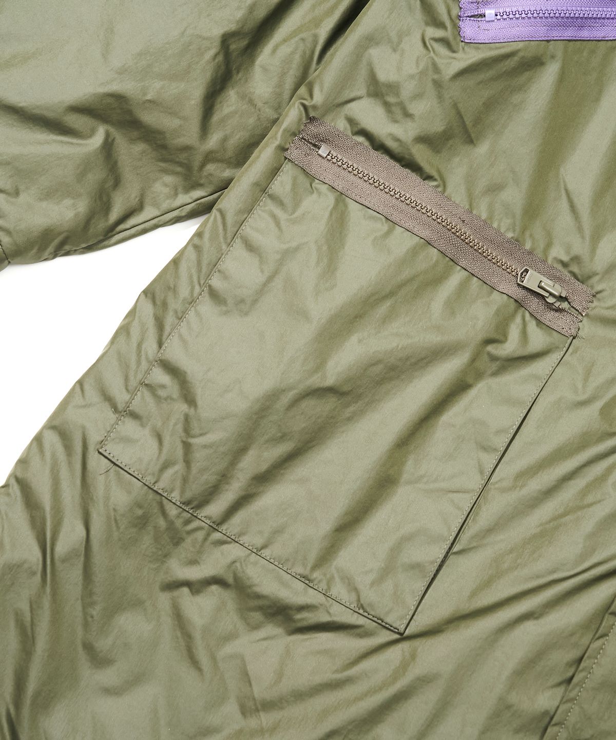 스티그마(STIGMA) ZIPPER OVERSIZED FISHTAIL PARKA KHAKI