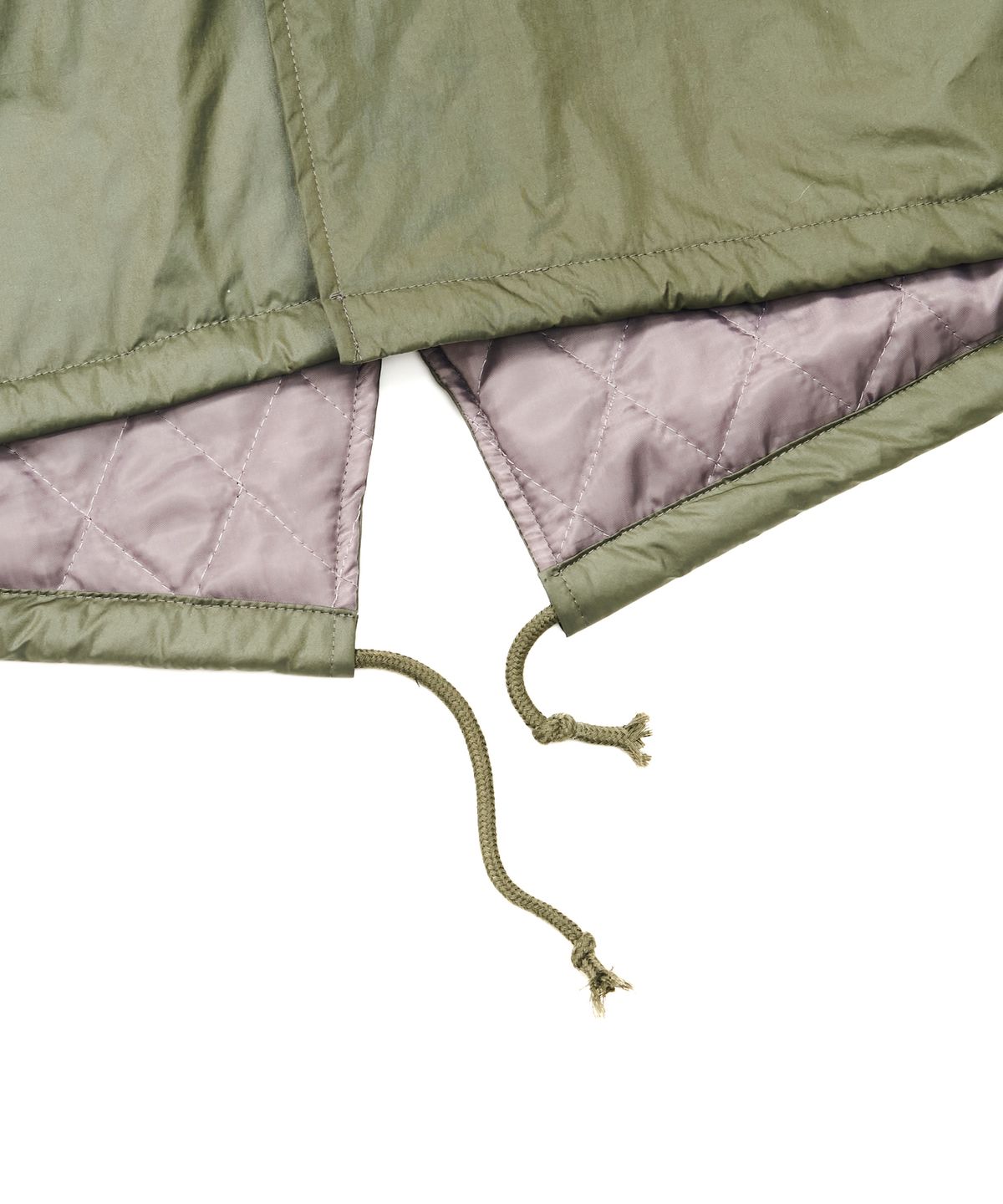스티그마(STIGMA) ZIPPER OVERSIZED FISHTAIL PARKA KHAKI