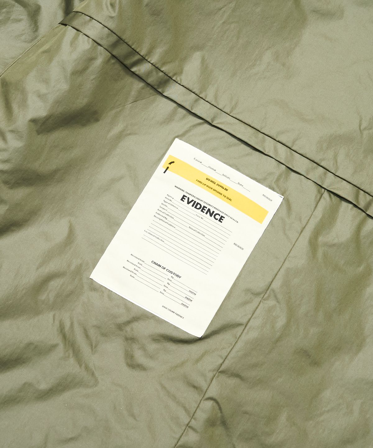 스티그마(STIGMA) ZIPPER OVERSIZED FISHTAIL PARKA KHAKI