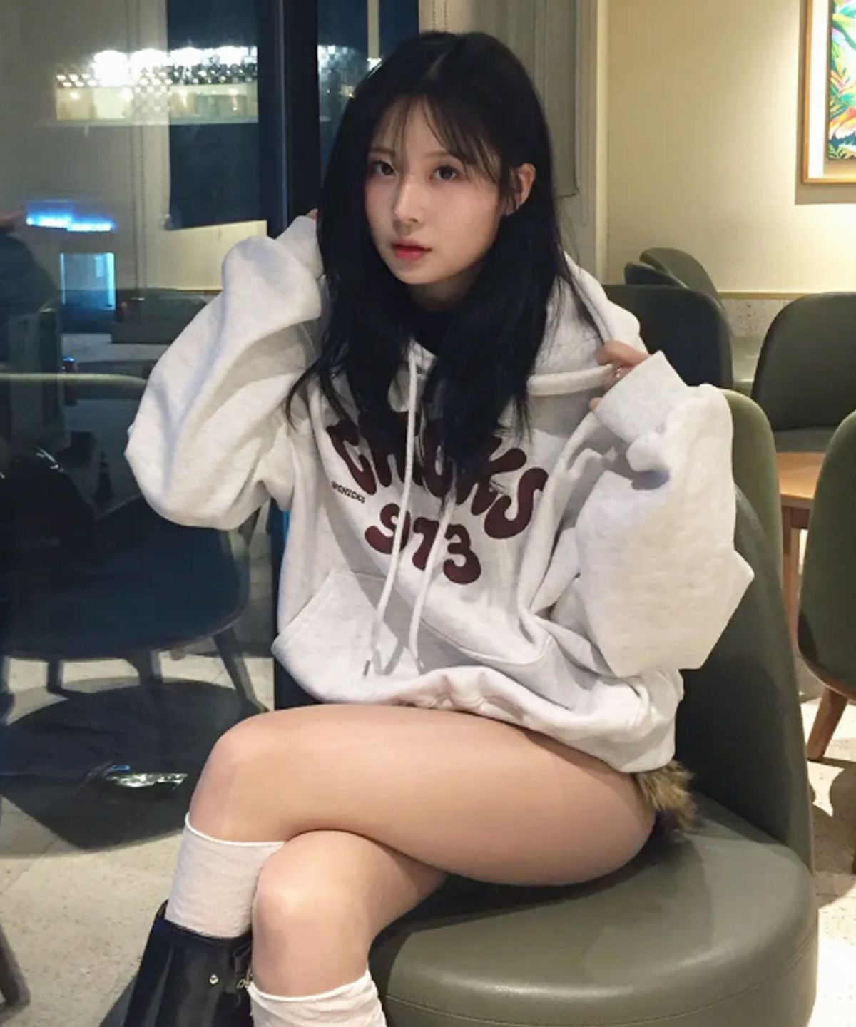 칙스(CHICKS) 973 긴팔 후드티 맨투맨 티셔츠 (5 Color / 기모 ver)