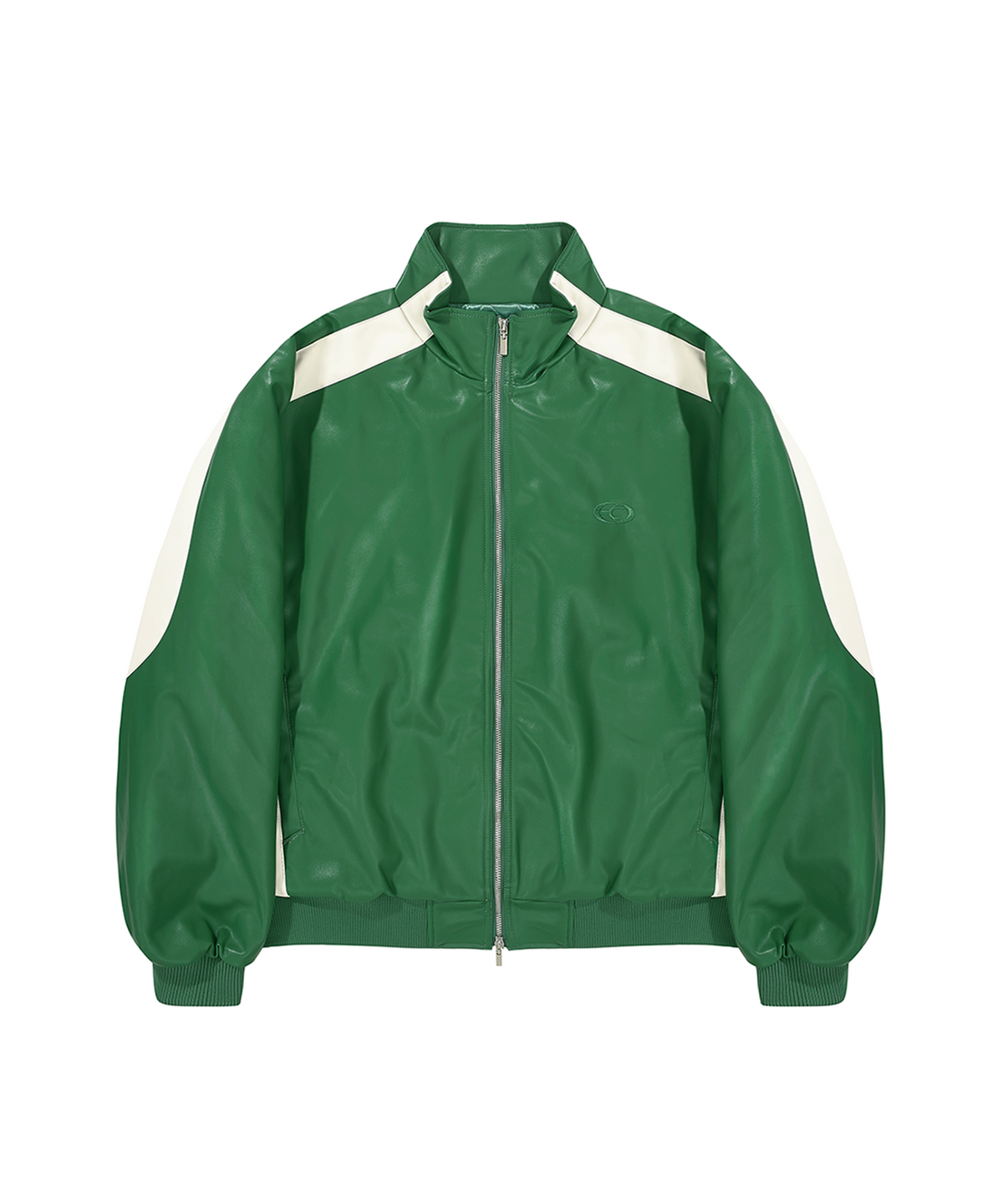 오와이(OY) VEGAN LEATHER W.L.B.B JACKET-GREEN