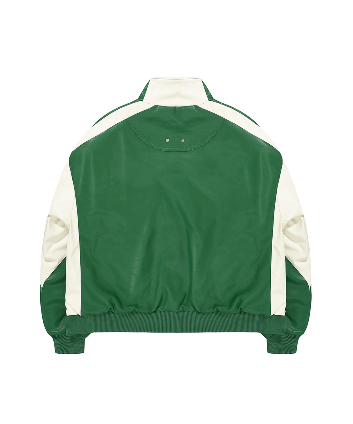 오와이(OY) VEGAN LEATHER W.L.B.B JACKET-GREEN