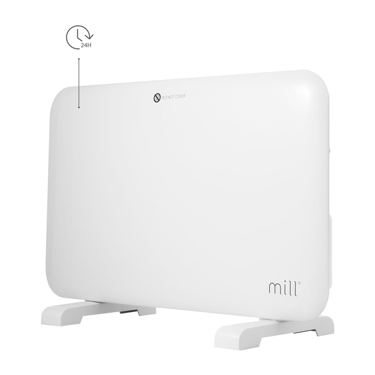 밀(MILL) 북유럽 전기컨벡터 히터 MILL1200PT 전자식 3~5평형