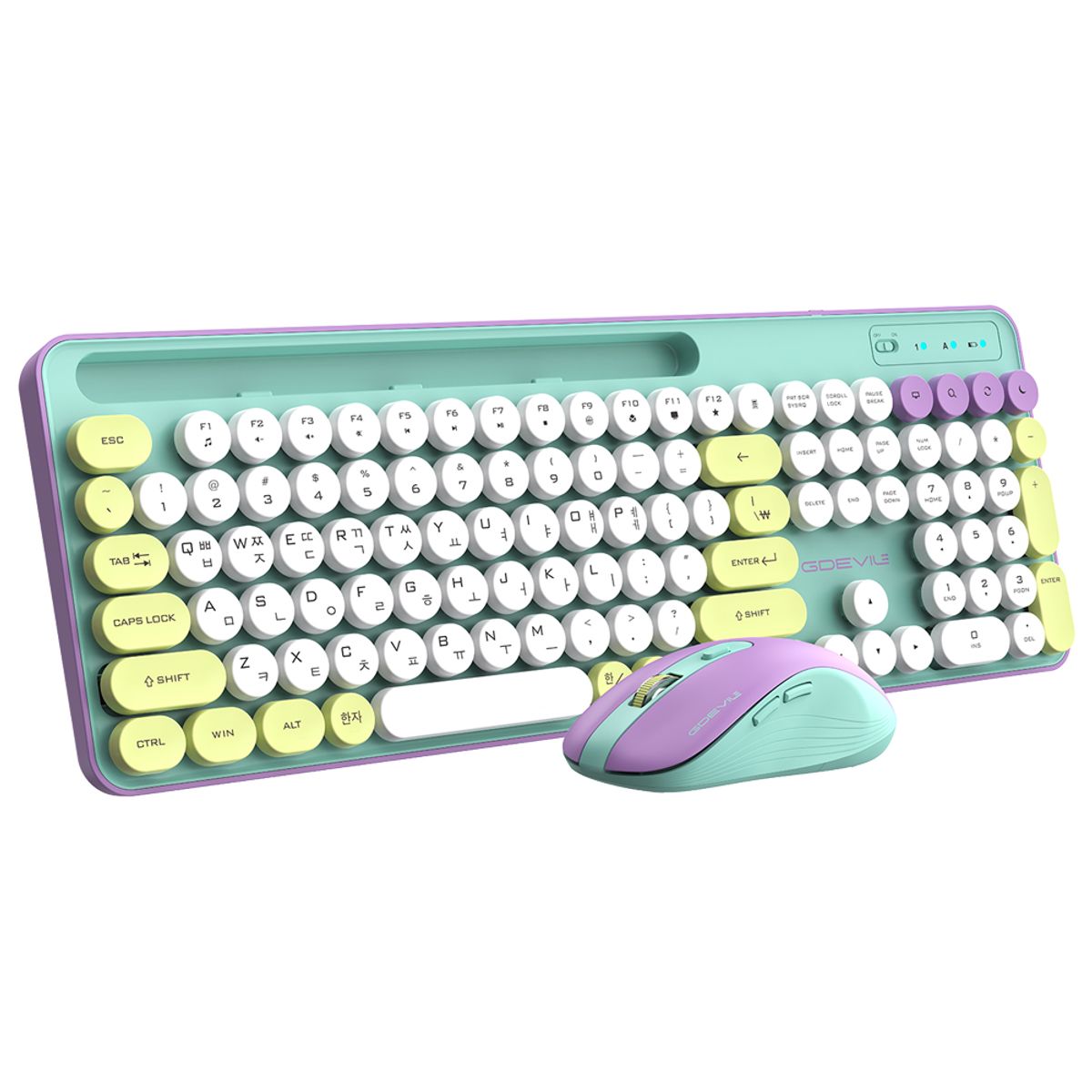 지데빌(GDEVIL) MK700W 저소음 키보드 마우스 세트