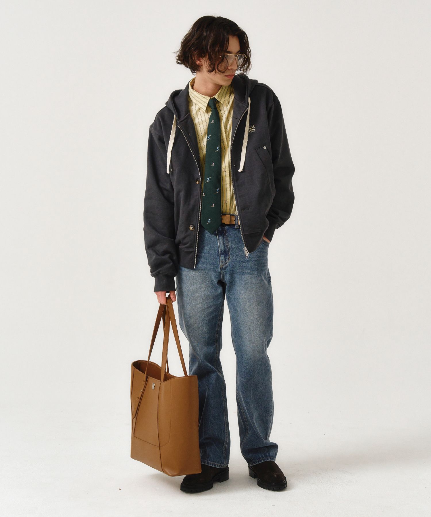 [韓国]★SATUR★Riga Shopper Bag★リガ ショッパー バッグ★ MUSINSA公式 | SATUR Riga Shopper Bag Sepia Brown