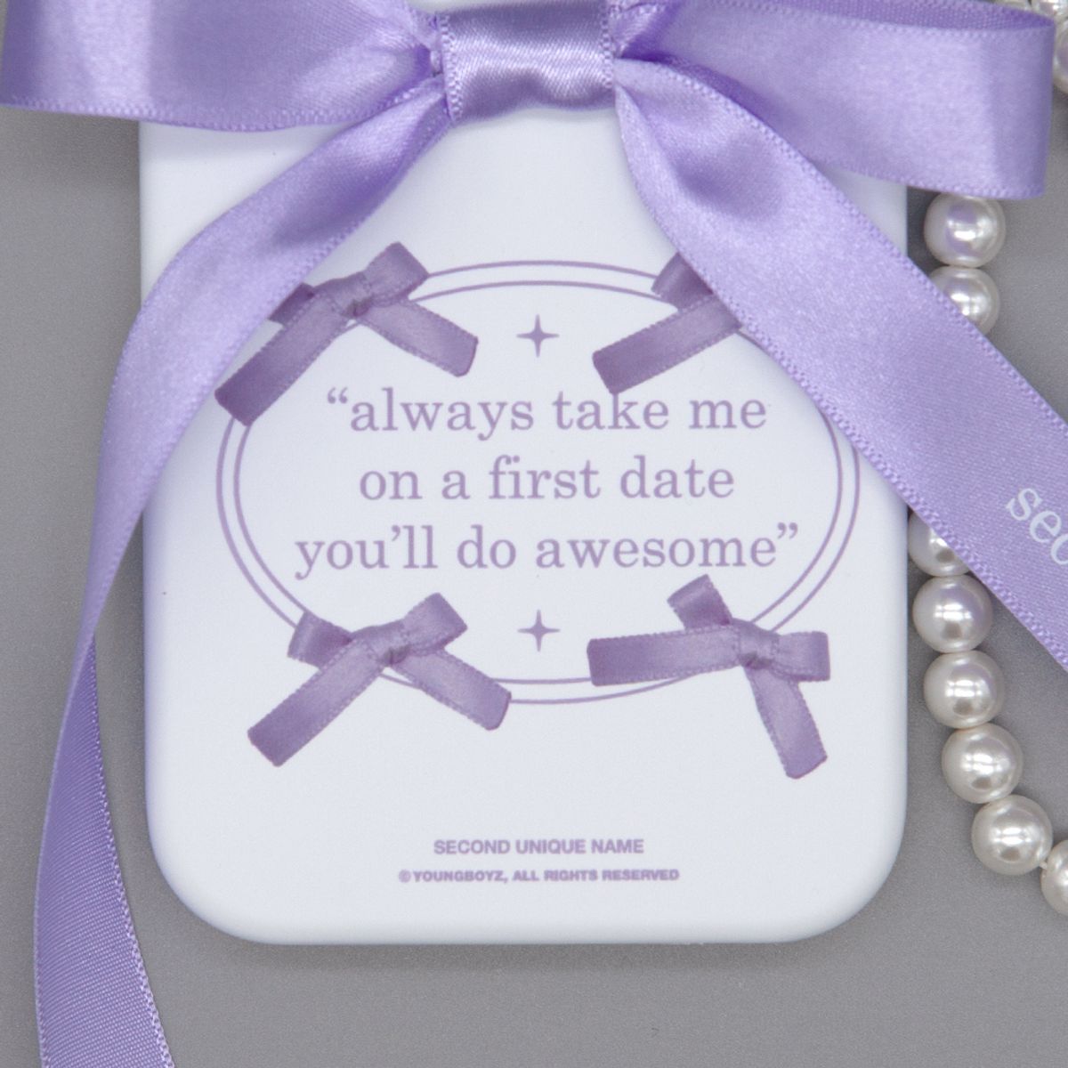 세컨드유니크네임(SECOND UNIQUE NAME) SUN CASE BALLET RIBBON PURPLE