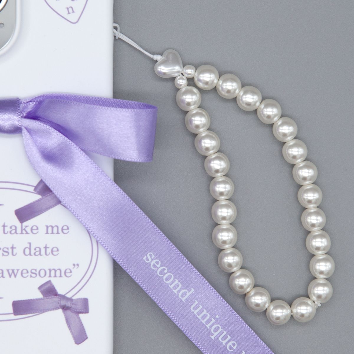 세컨드유니크네임(SECOND UNIQUE NAME) SUN CASE BALLET RIBBON PURPLE