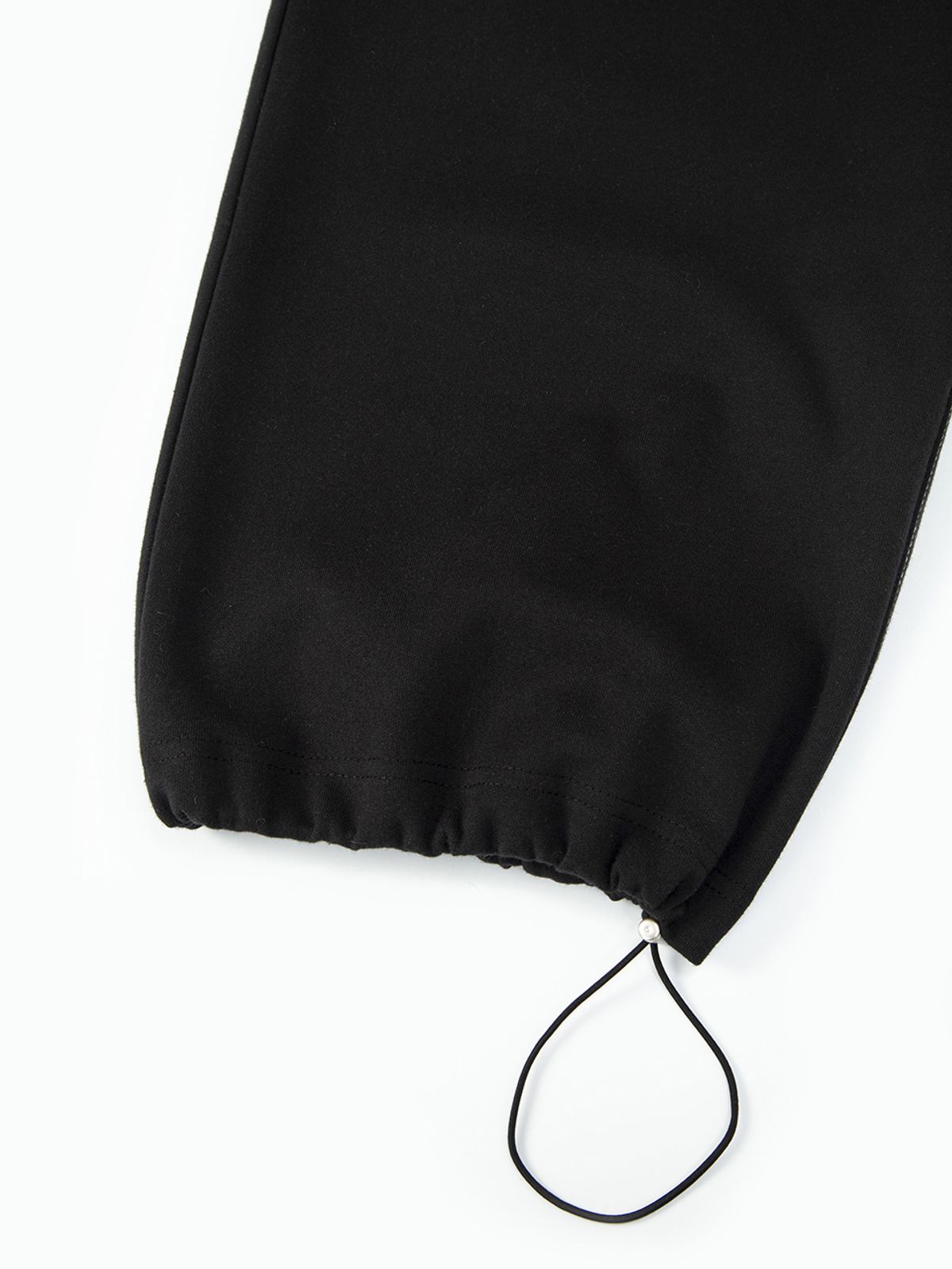 민더리(MEENDERI) ROUND POCKET JOGGER PANTS - BLACK