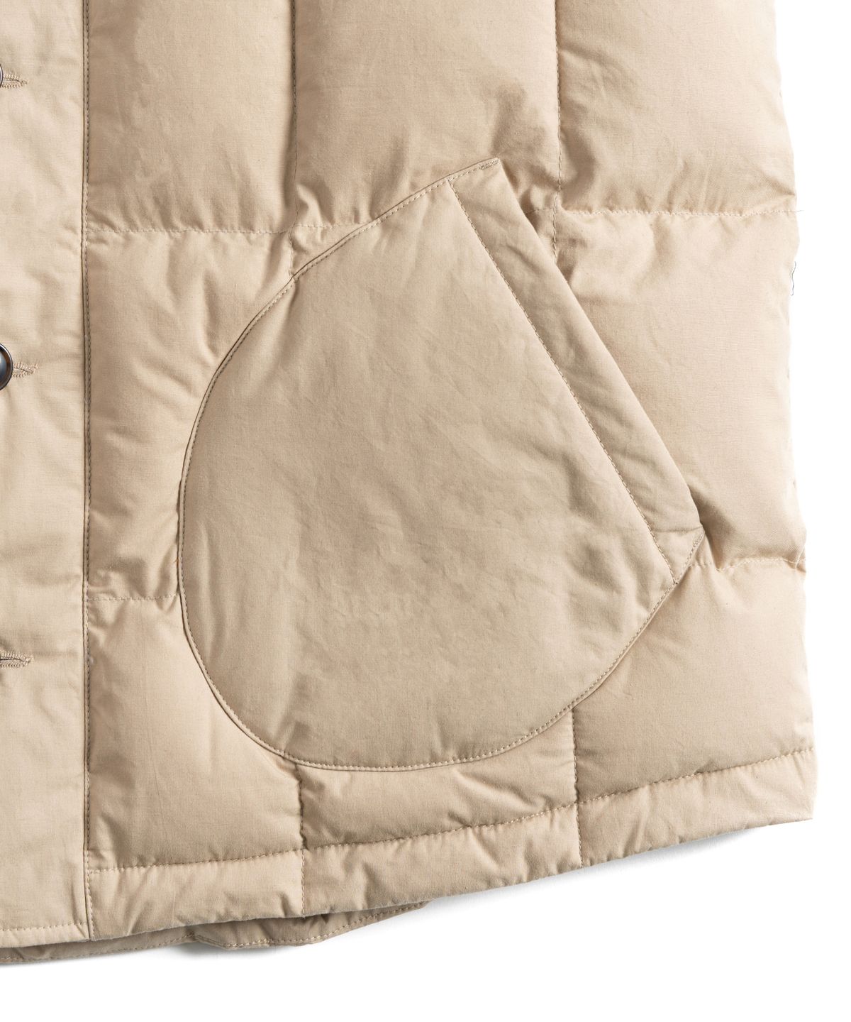 와일드 브릭스(WILD BRICKS) RP PUFFER VEST (beige)