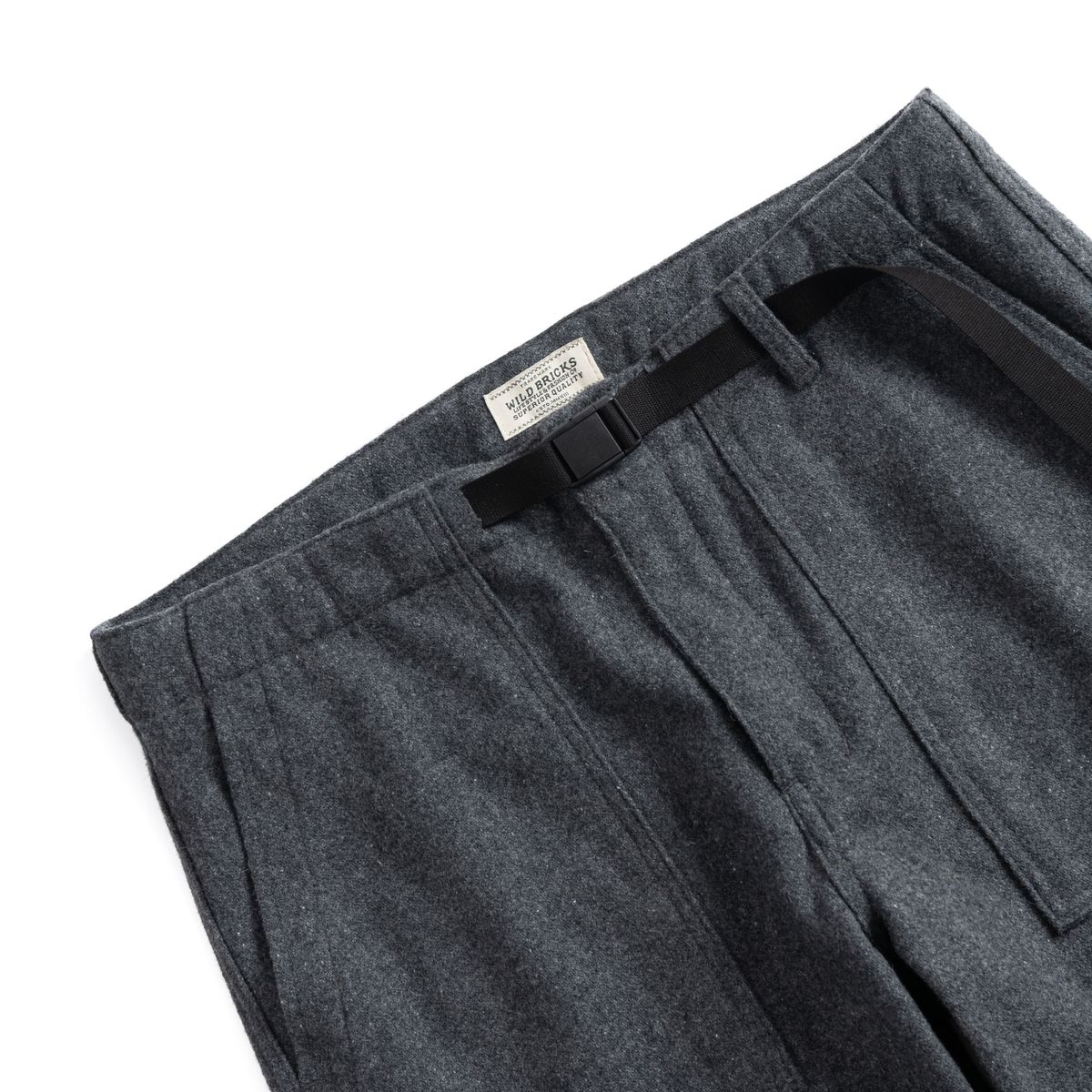 와일드 브릭스(WILD BRICKS) BS BELTED FATIGUE PANTS (grey)
