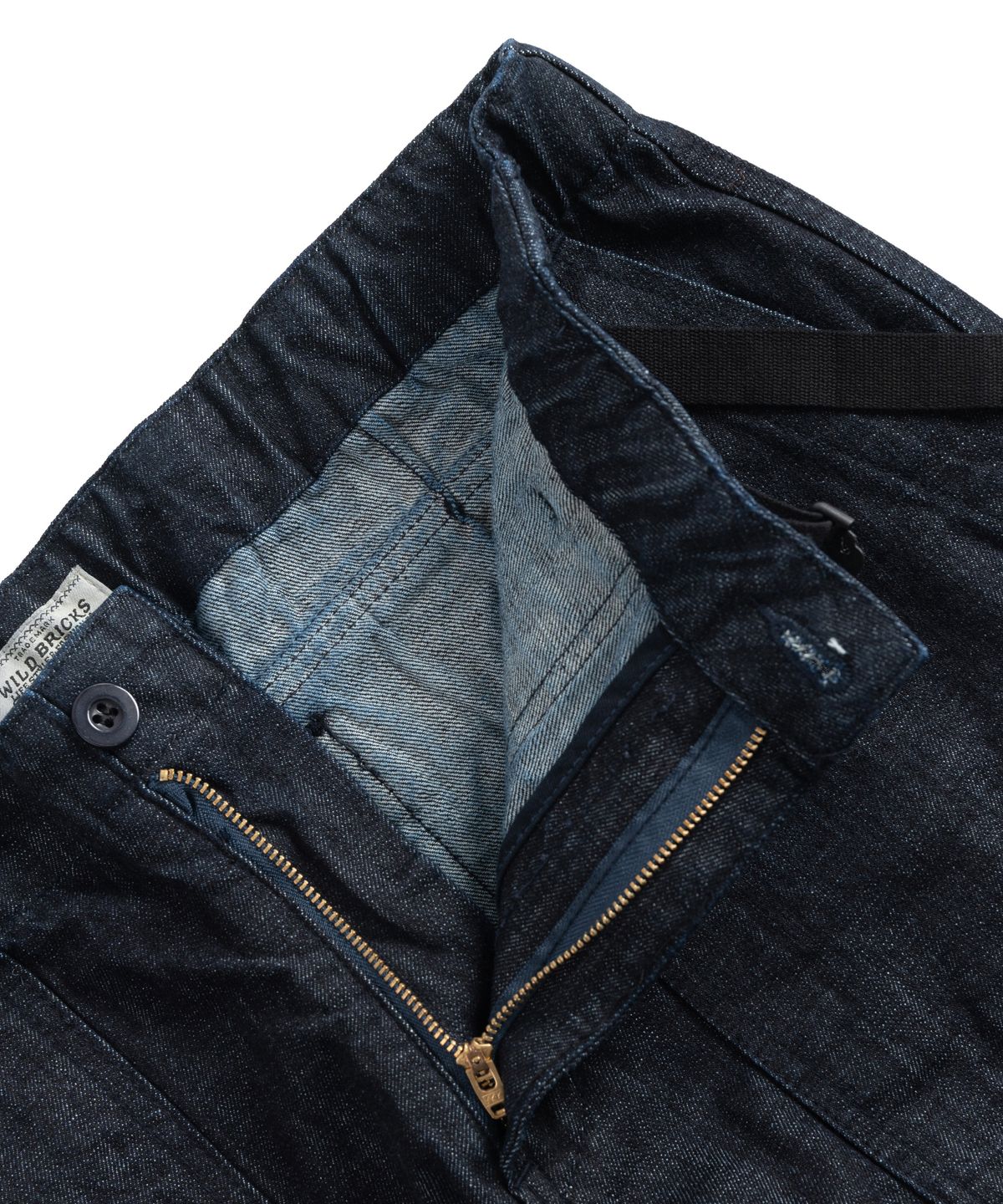 와일드 브릭스(WILD BRICKS) BS BELTED FATIGUE PANTS (denim)
