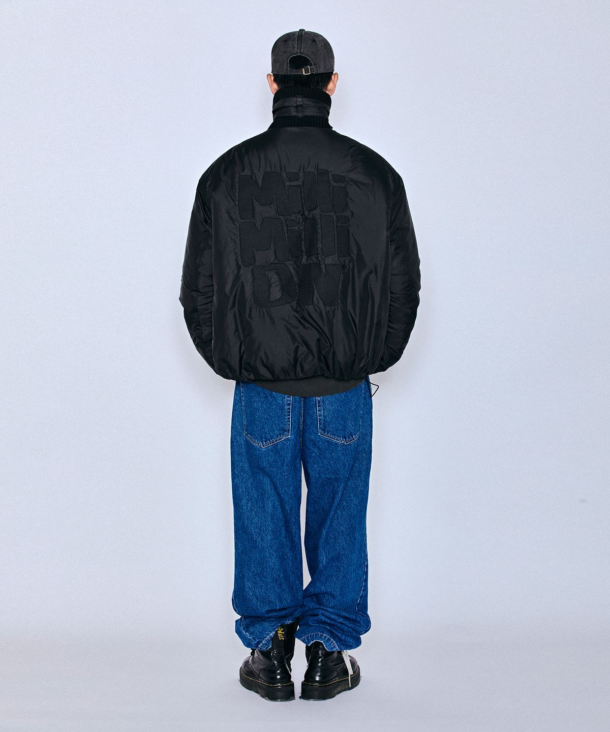 밀리밀리언(MILLIMILLION) MUDSTONE PUFFER JACKET J12 BLACK