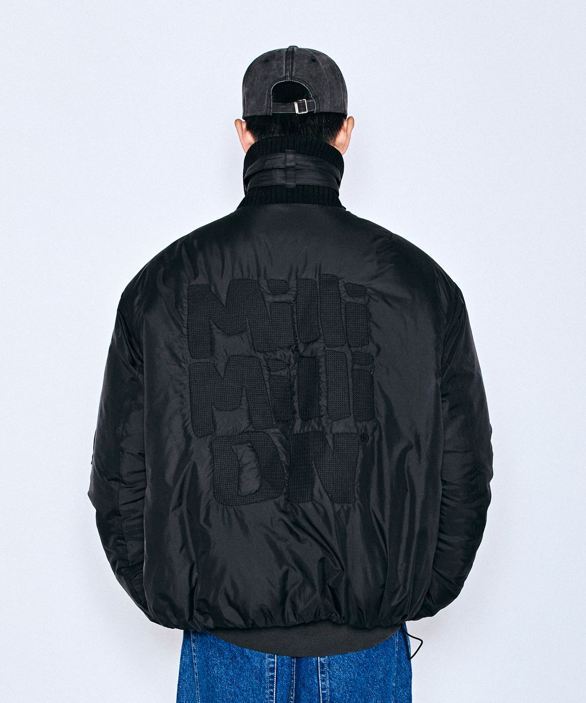 밀리밀리언(MILLIMILLION) MUDSTONE PUFFER JACKET J12 BLACK