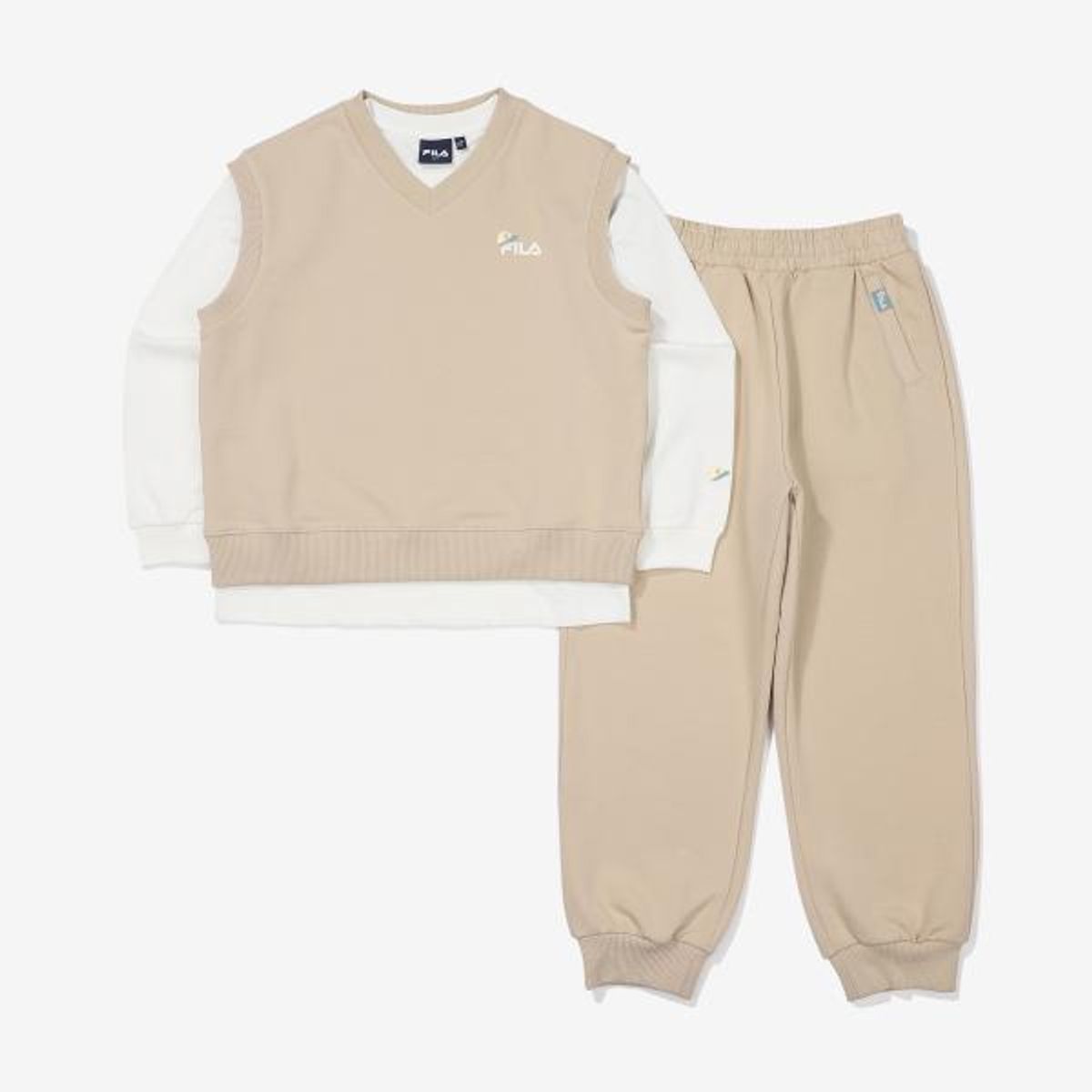 휠라 키즈(FILA KIDS) 쭈리 베스트세트(FK2FSF3204XBEG)