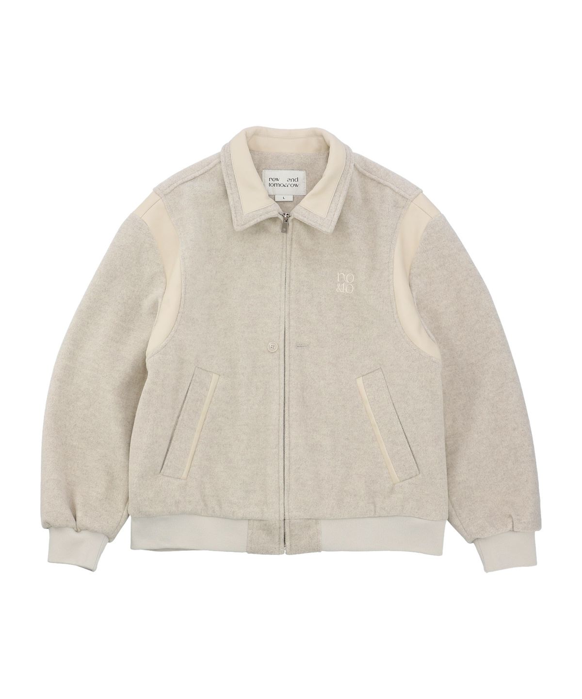 나우앤투모로우(NOWANDTOMORROW) WOOLIKE VASITY JUMPER [2 COLOR]