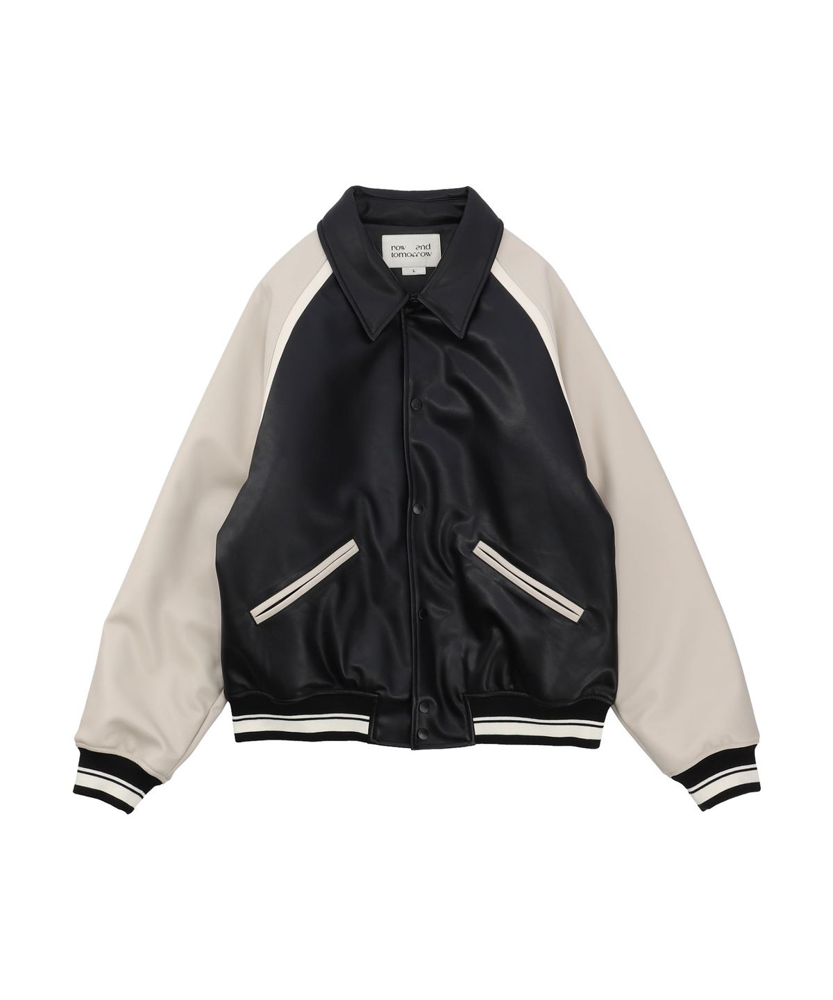 나우앤투모로우(NOWANDTOMORROW) LEATHER VASITY JUMPER [2 COLOR]