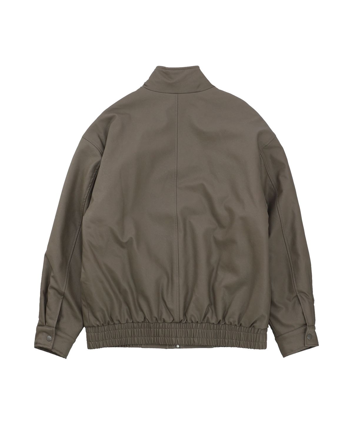 나우앤투모로우(NOWANDTOMORROW) LEATHER JUMPER [2 COLOR]