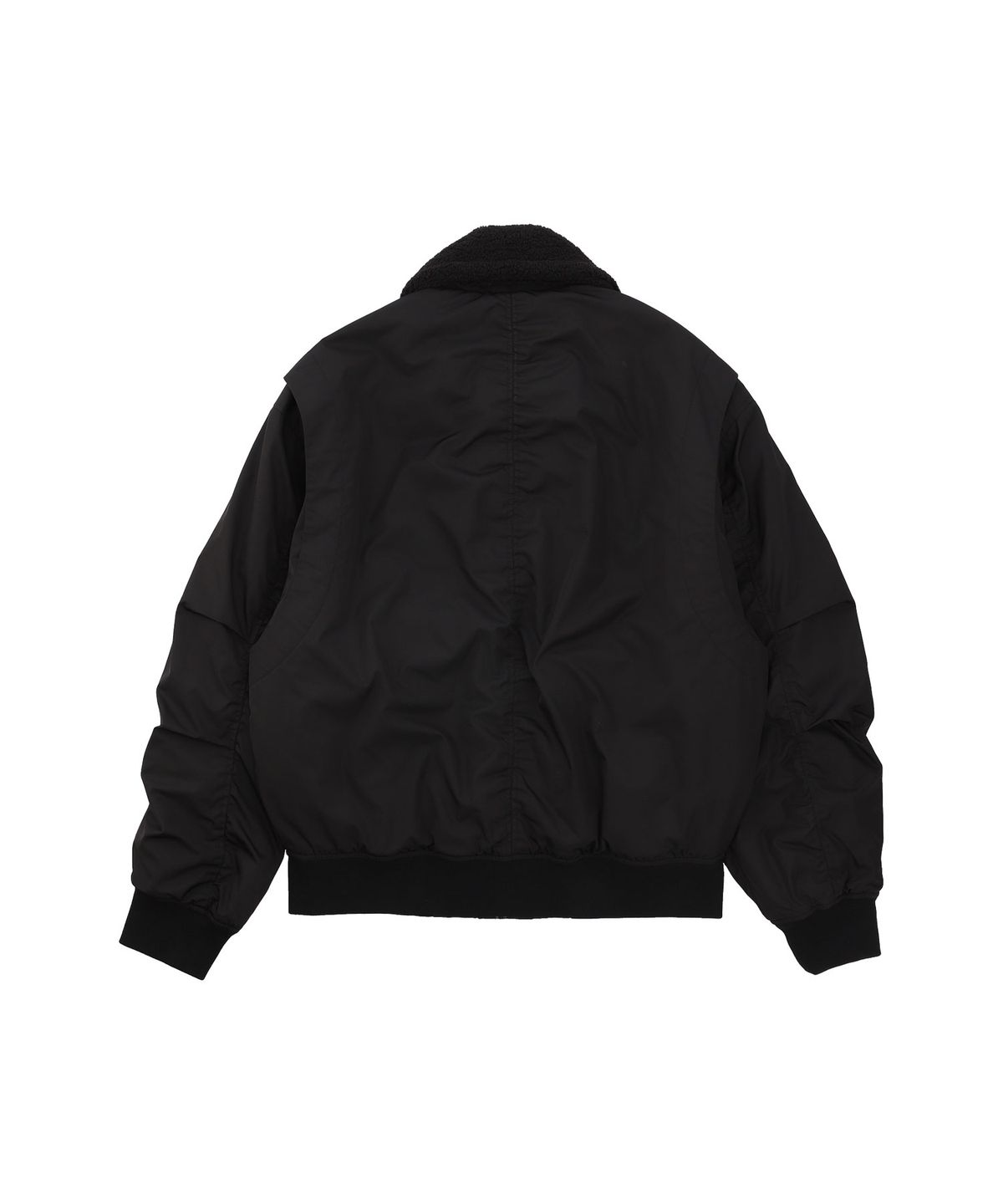 나우앤투모로우(NOWANDTOMORROW) COLLAR PADDED JUMPER [2 COLOR]