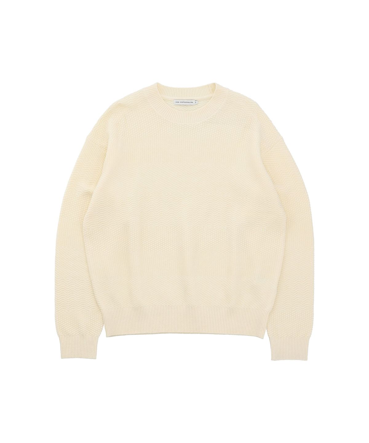 나우앤투모로우(NOWANDTOMORROW) TEXTURE KNIT PULLOVER [3 COLOR]