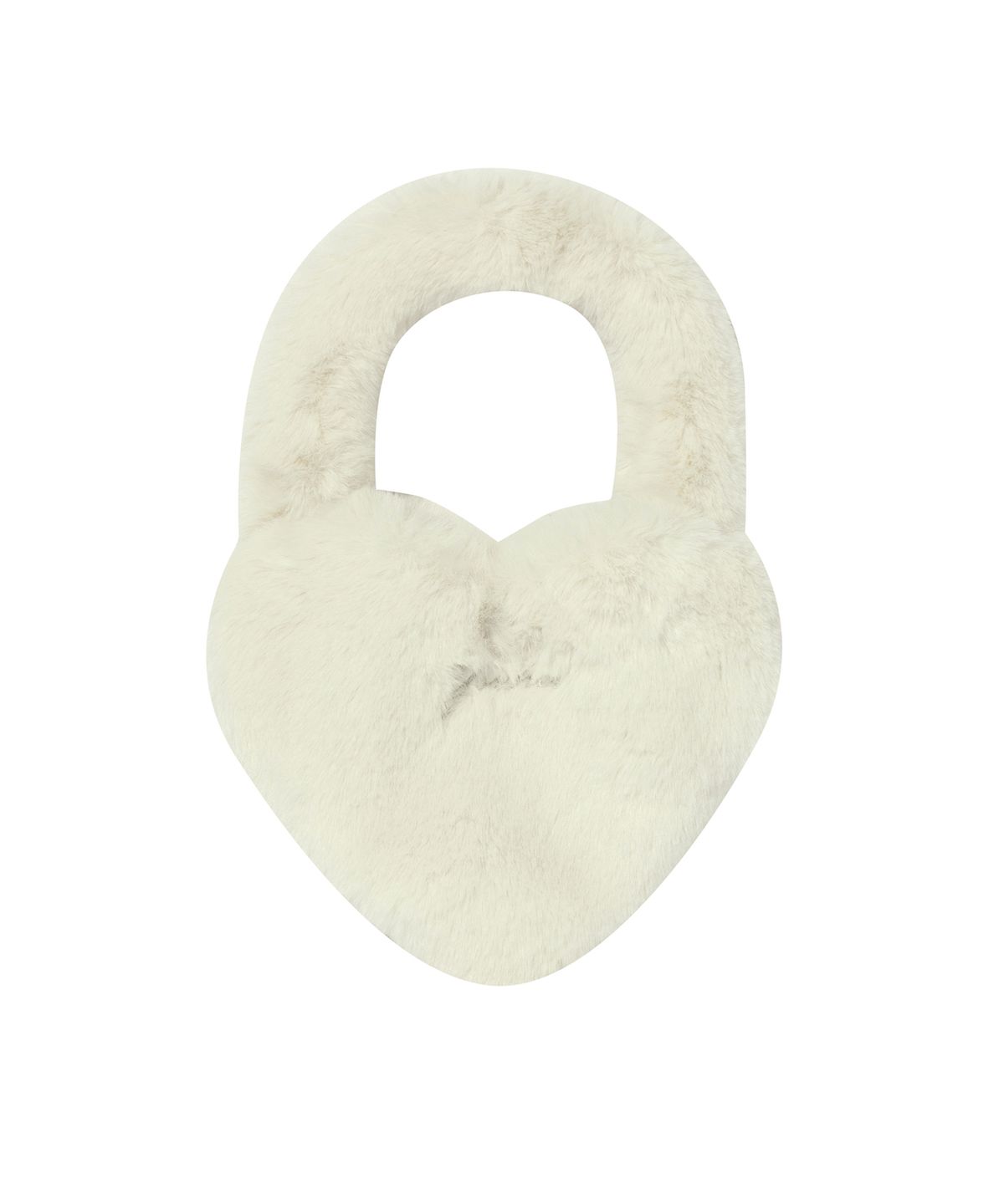 유희(YOUHEE) YOUHEE FUR HEART MINI BAG IVORY