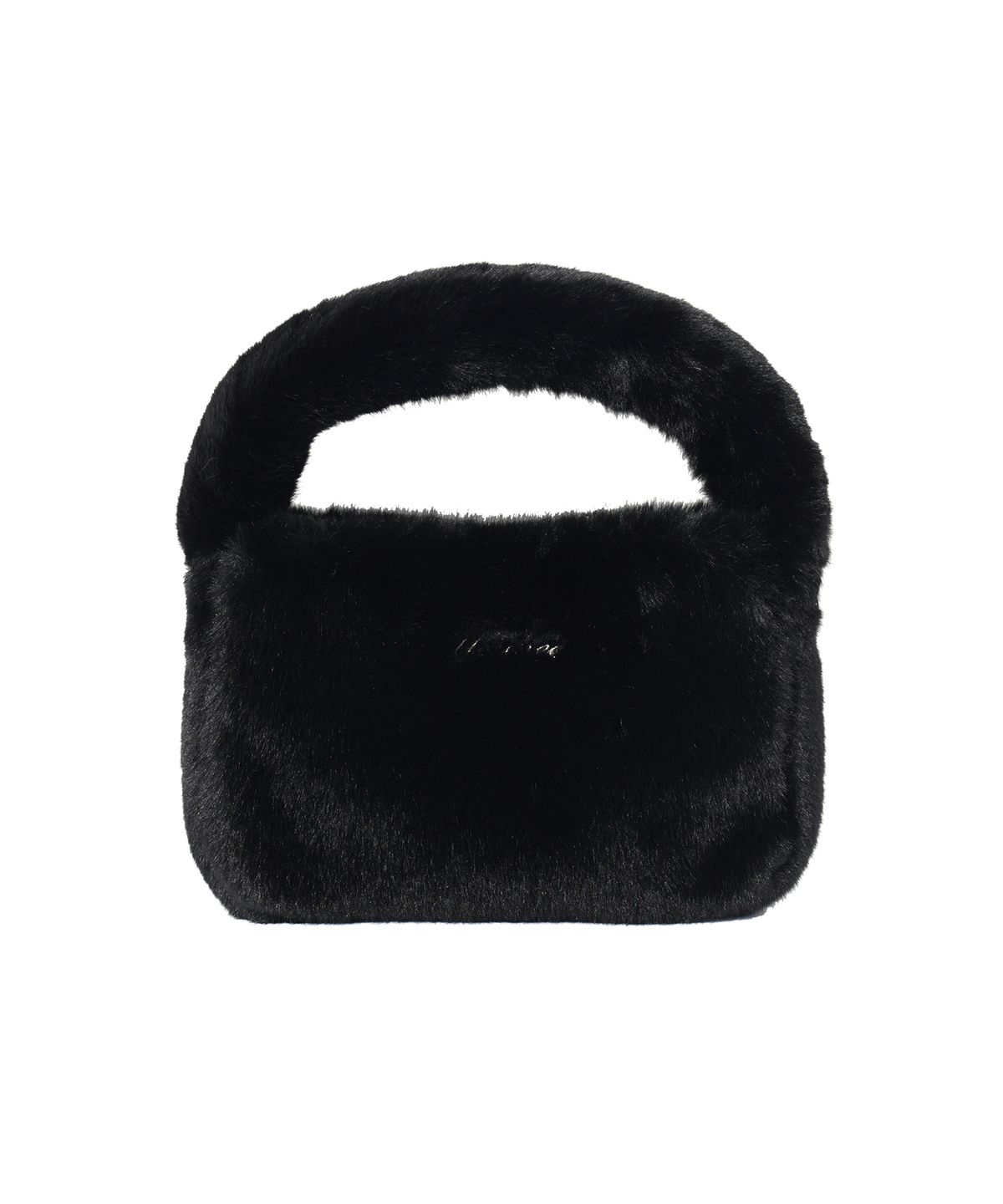 유희(YOUHEE) YOUHEE FUR TOTE BAG BLACK