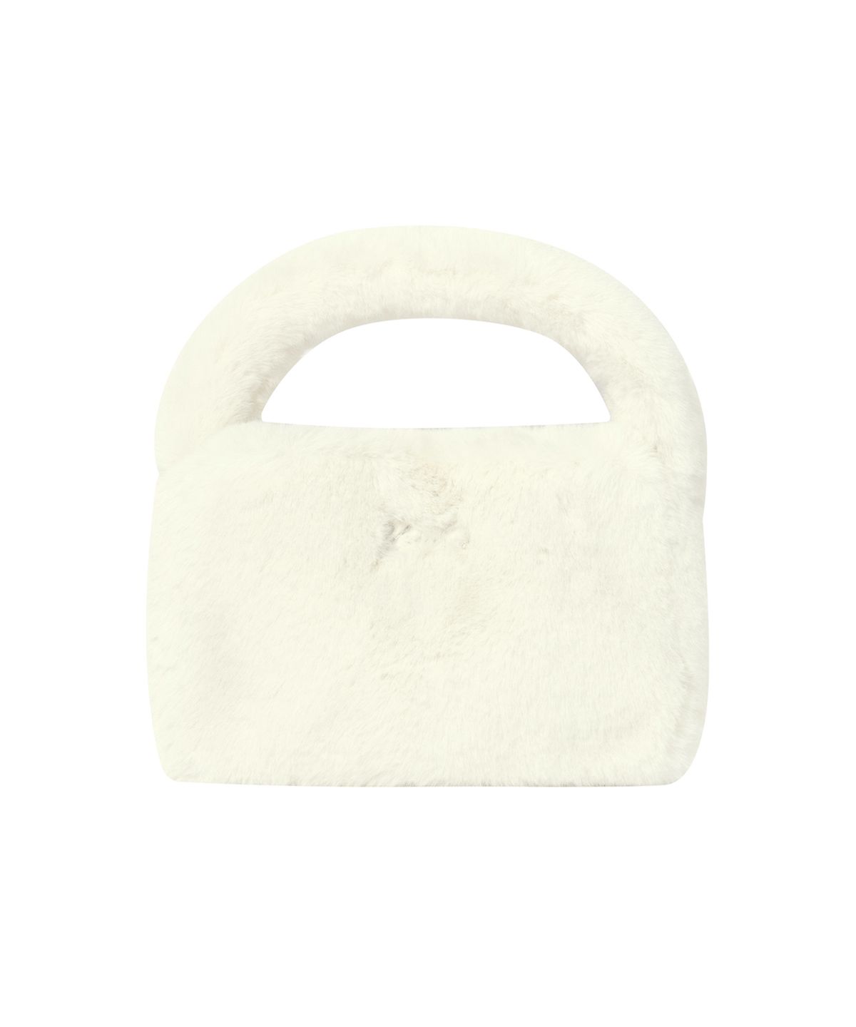 유희(YOUHEE) YOUHEE FUR TOTE BAG BLACK