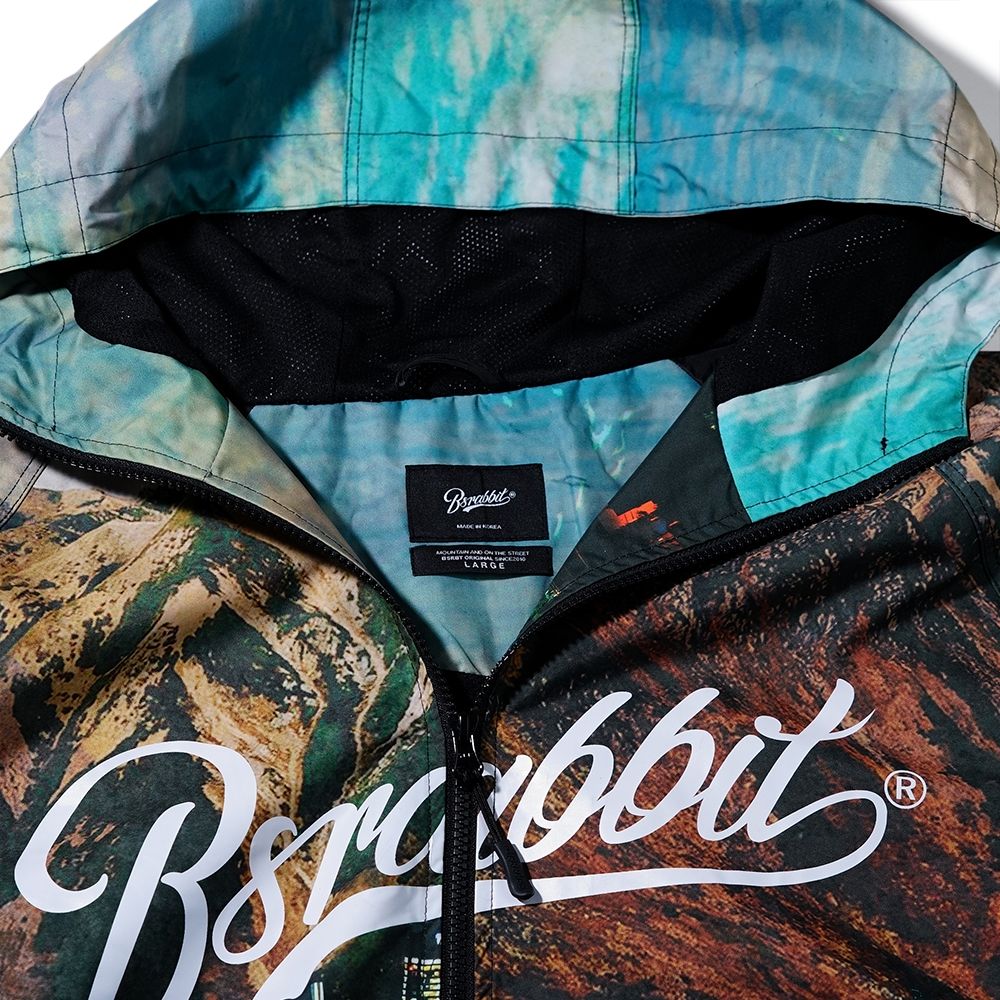 MUSINSA公式 | BSRABBIT mountain city hooded jacket vintage