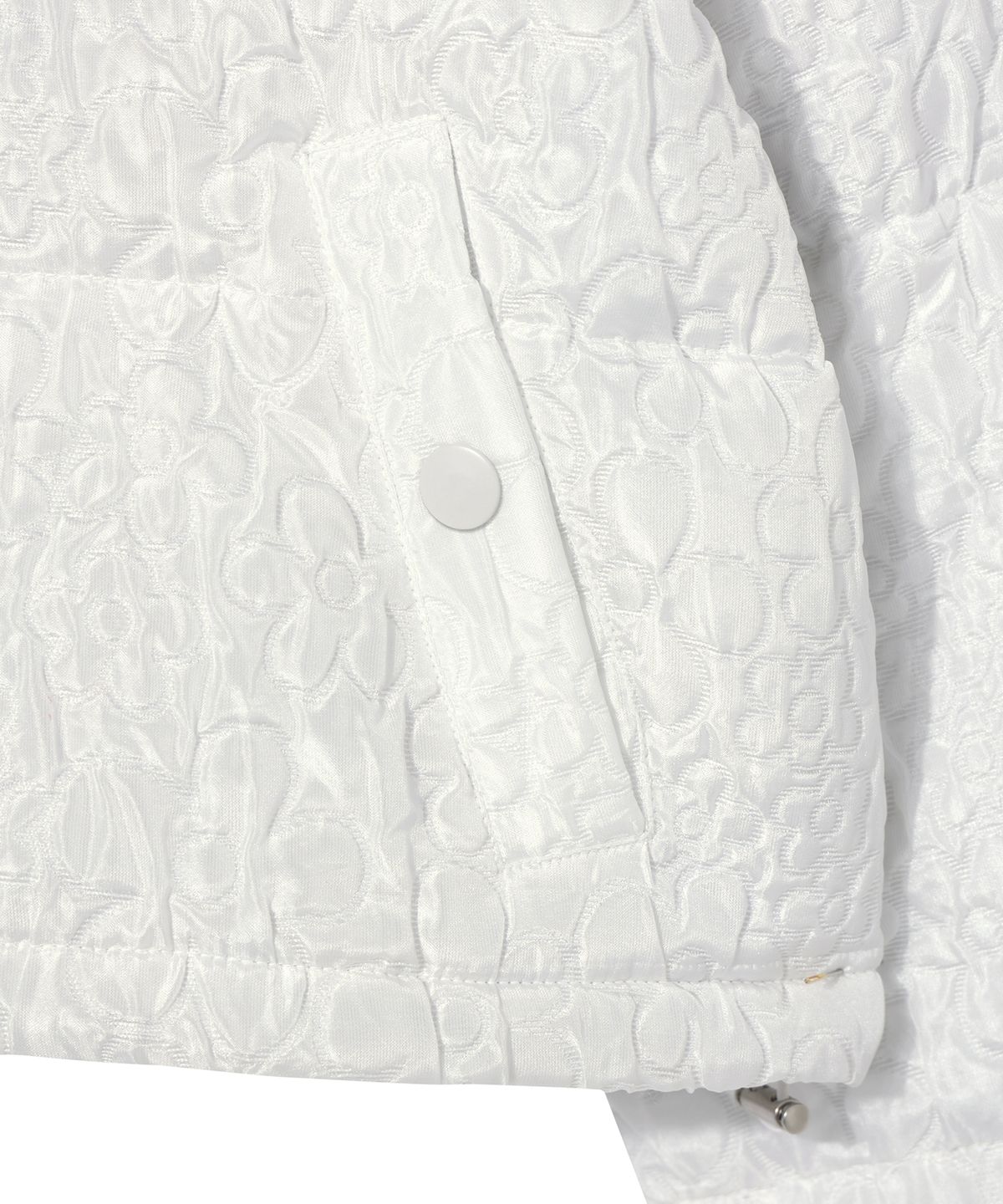유희(YOUHEE) YOUHEE FLOWER CROP DOWN JUMPER WHITE