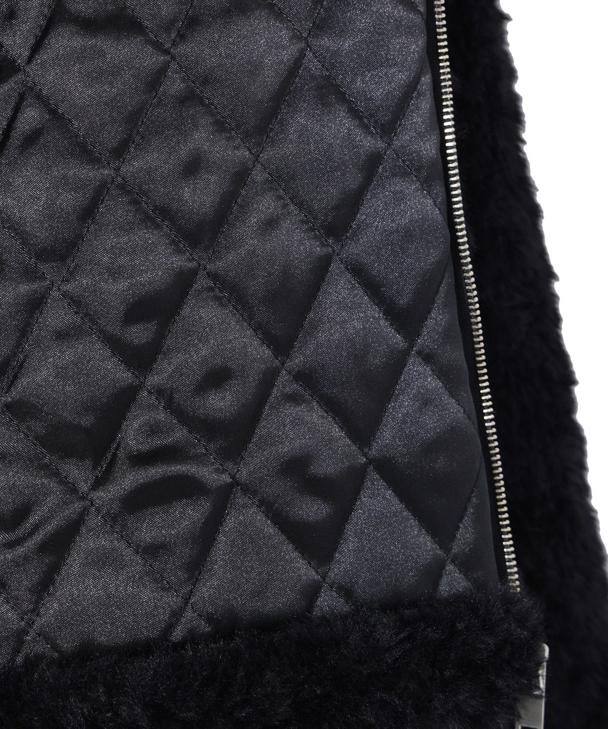 유희(YOUHEE) YOUHEE SHEARING FUR JACKET BLACK