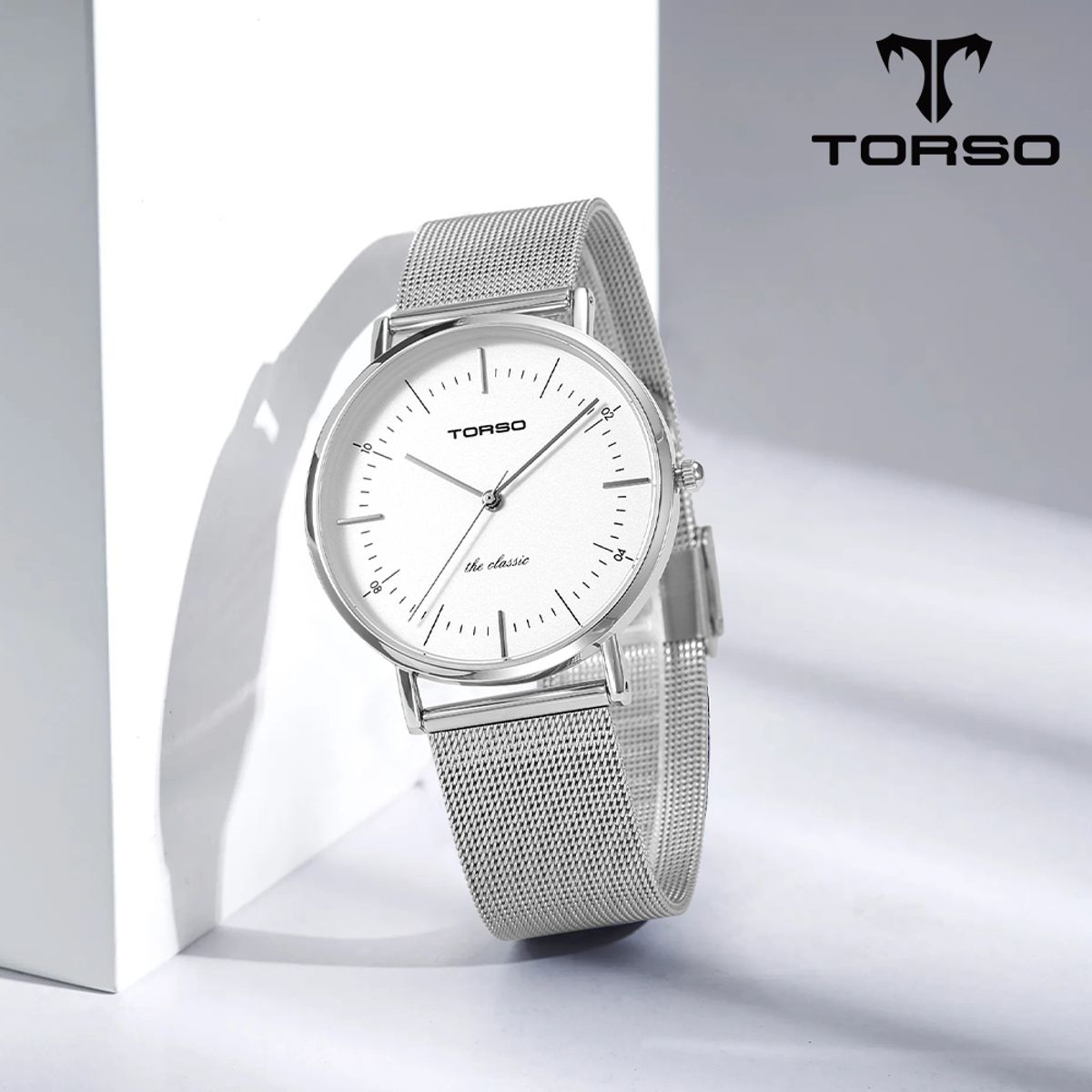 토르소(TORSO) T41MS-SSSV 더클래식 쿼츠 커플 메탈시계