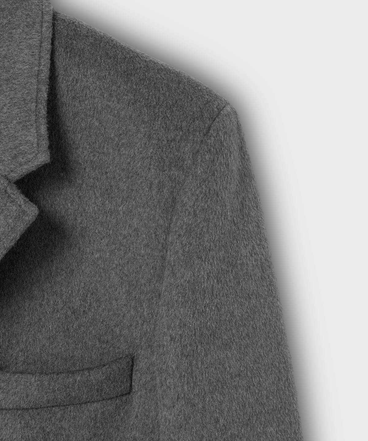 넌블랭크(NONBLANK) 3버튼 체스터필드 코트_MEDIUM GREY