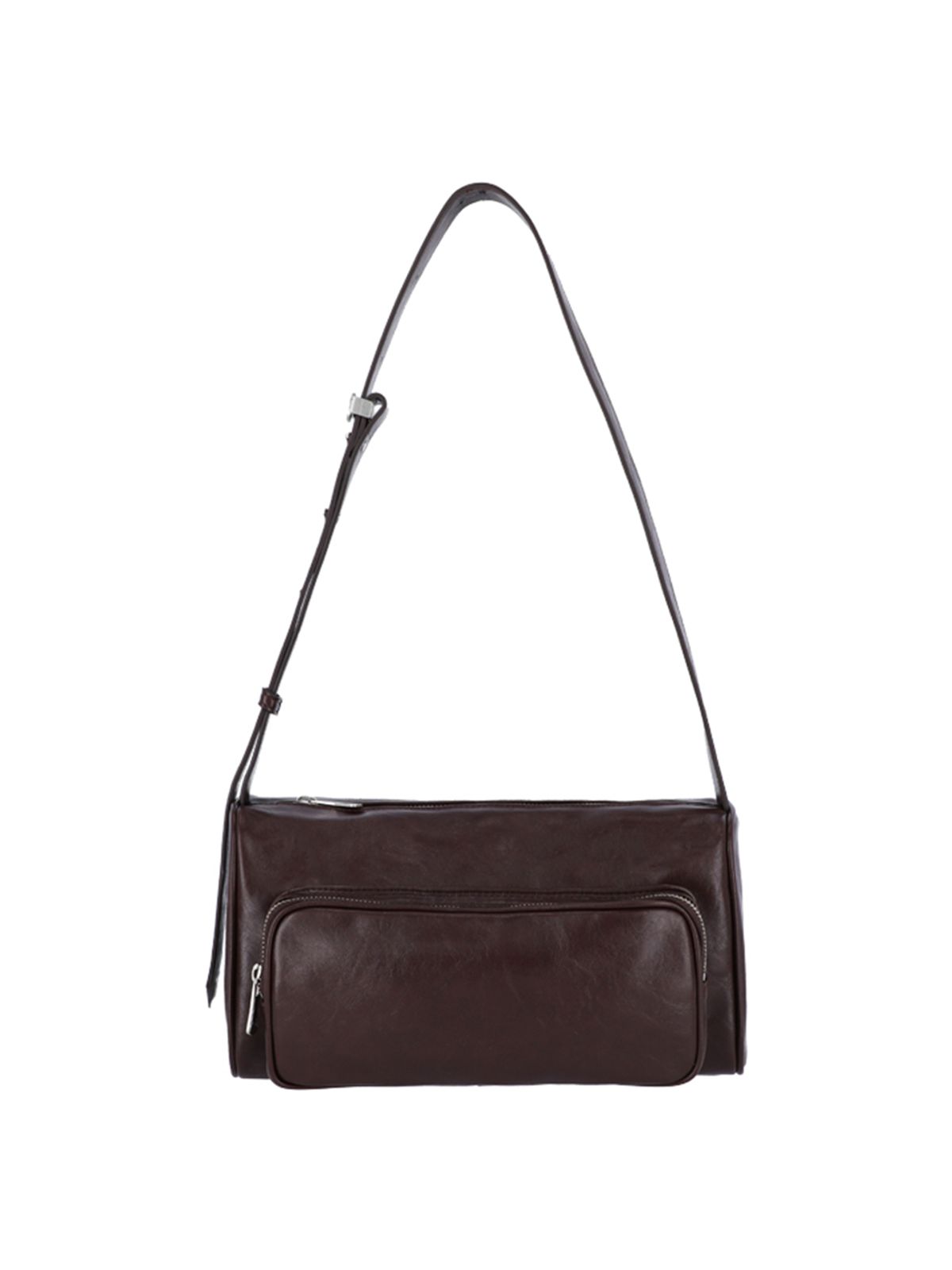 세미코드(SEMICODE) poster pocket bag - vintage choco brown