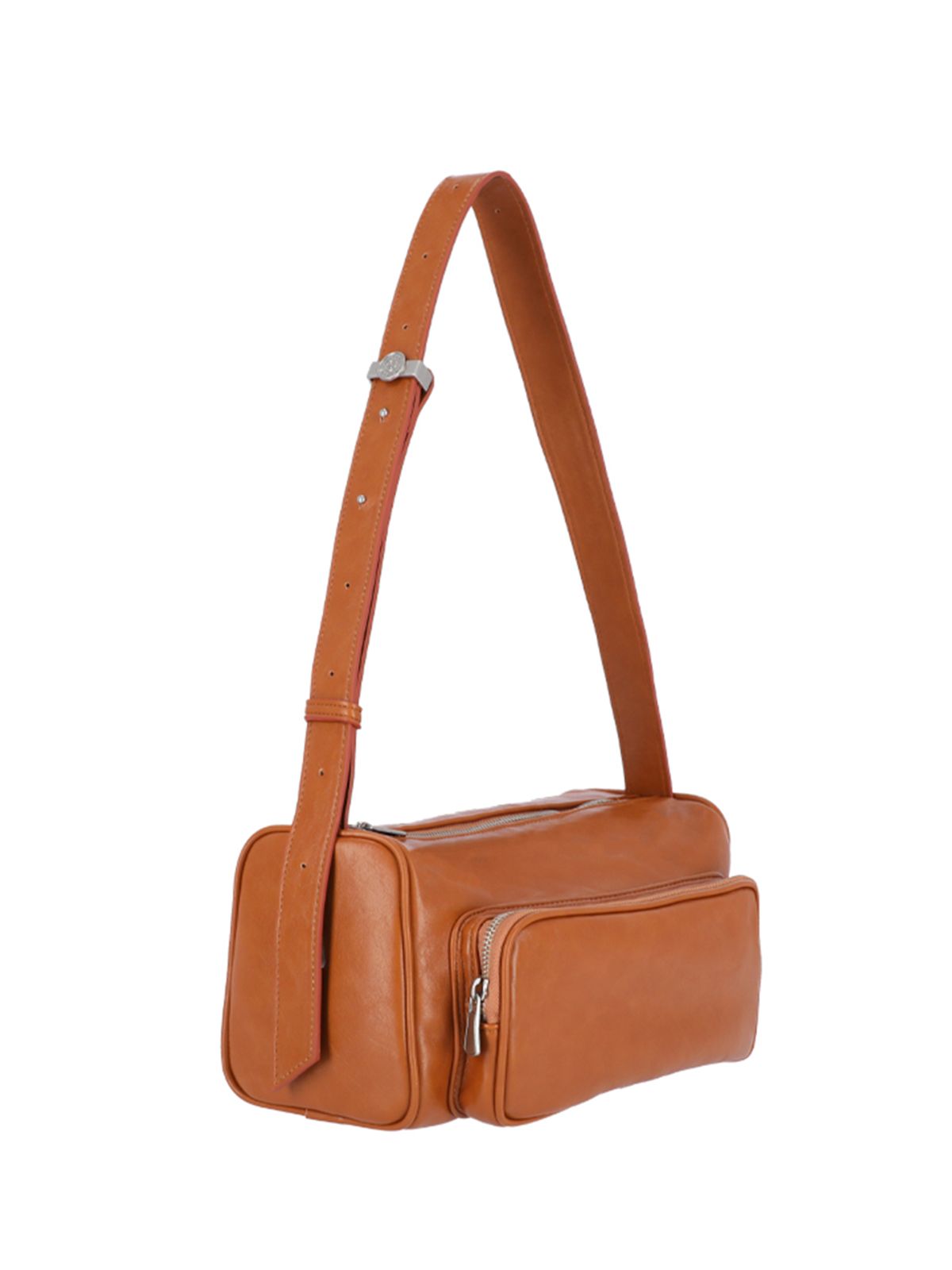 세미코드(SEMICODE) poster pocket bag - vintage camel