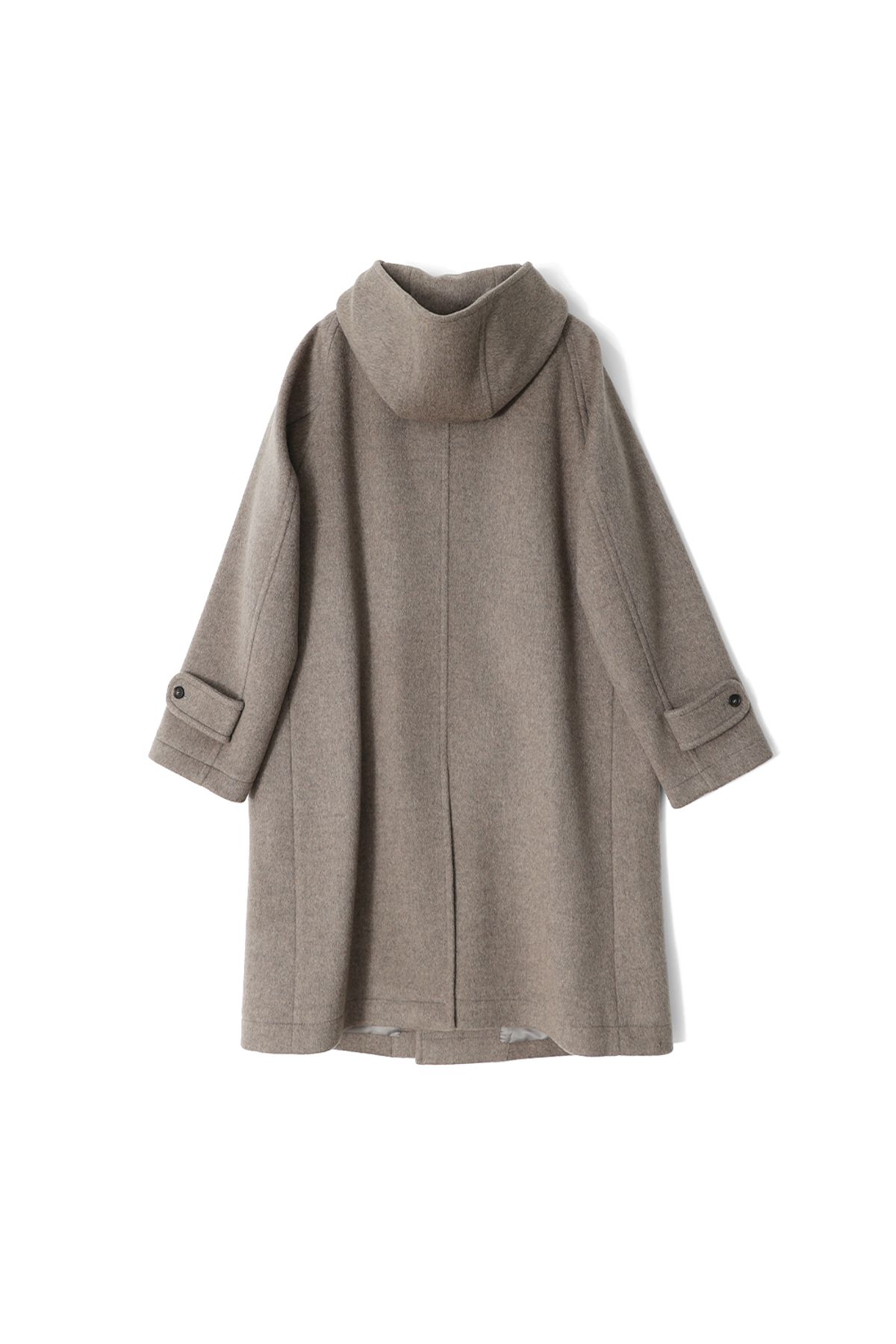 홀리선(HORLISUN) Longgrove Wool Hood Coat Melange Beige