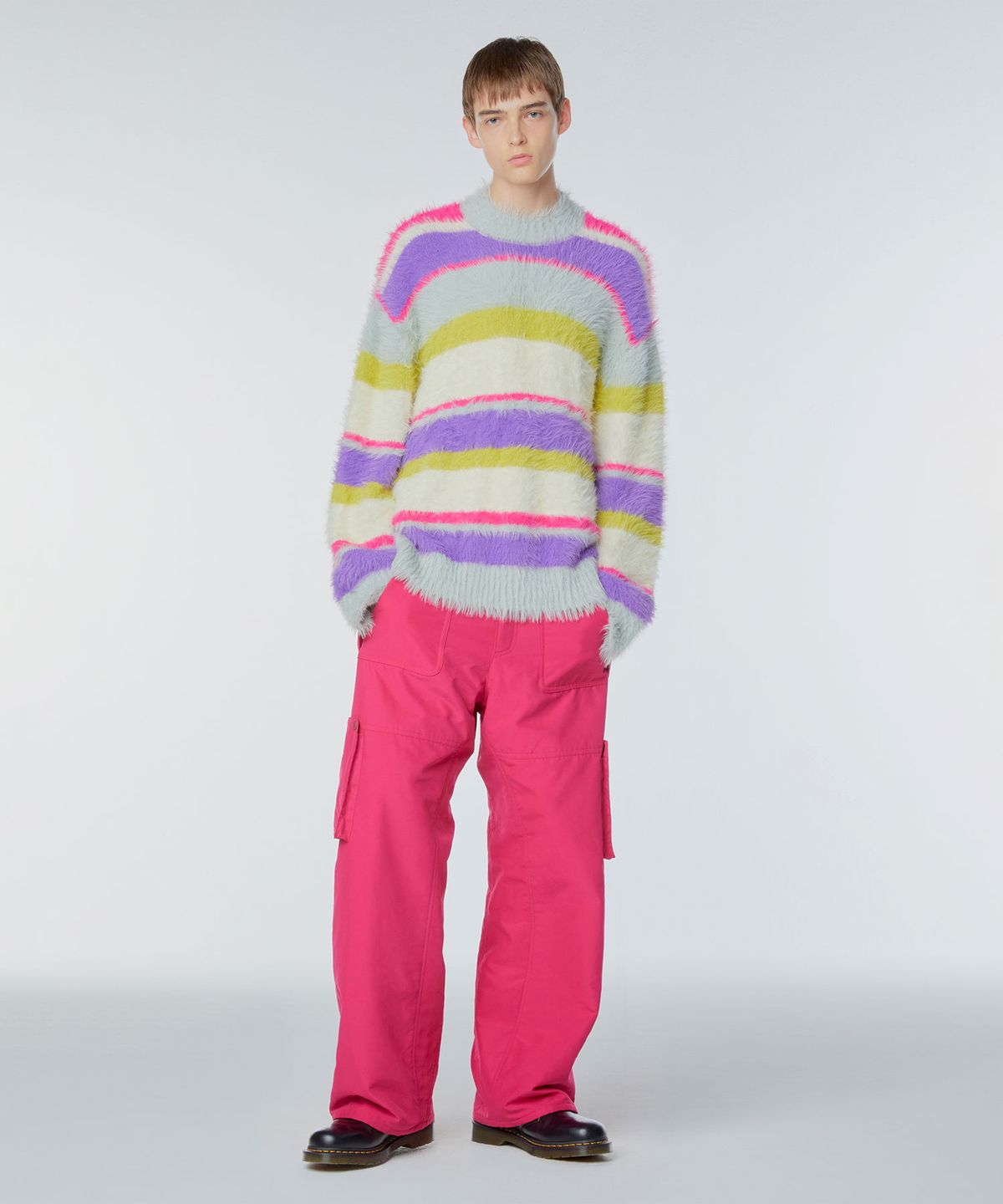 인스턴트펑크(INSTANTFUNK) Ms 멀티 스트라이프 니트