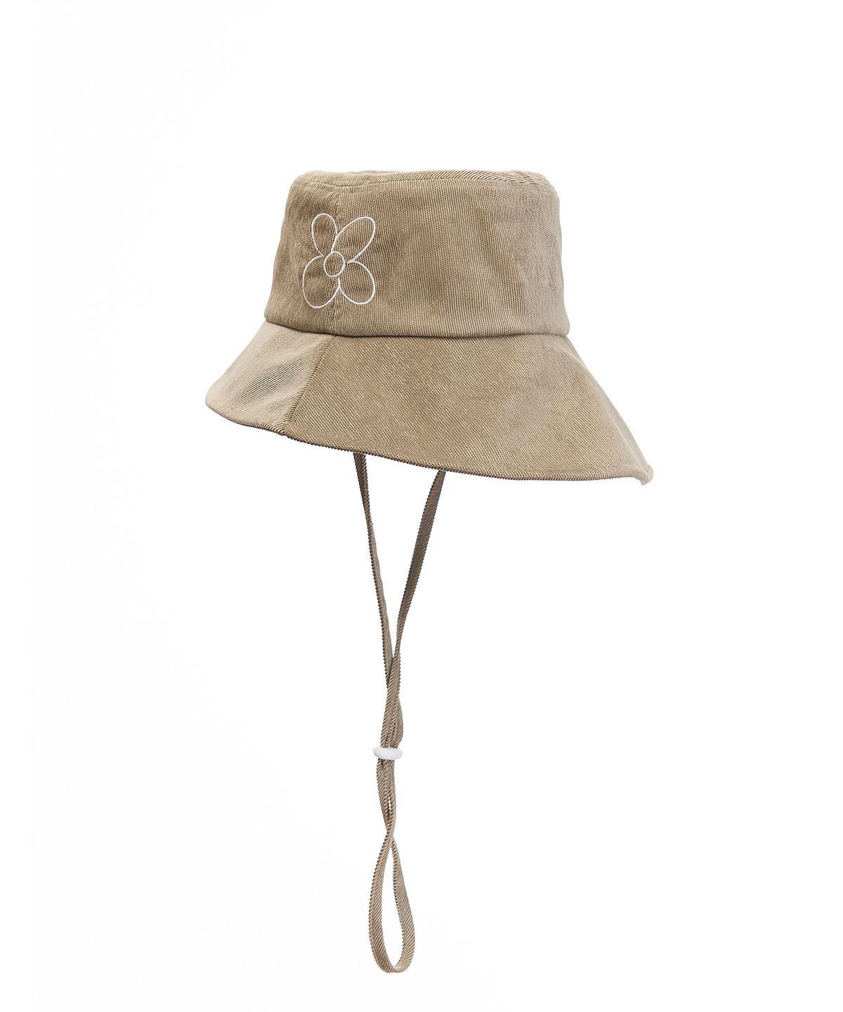 욜프(YORF) YORF FLORAL BUCKET HAT BEIGE