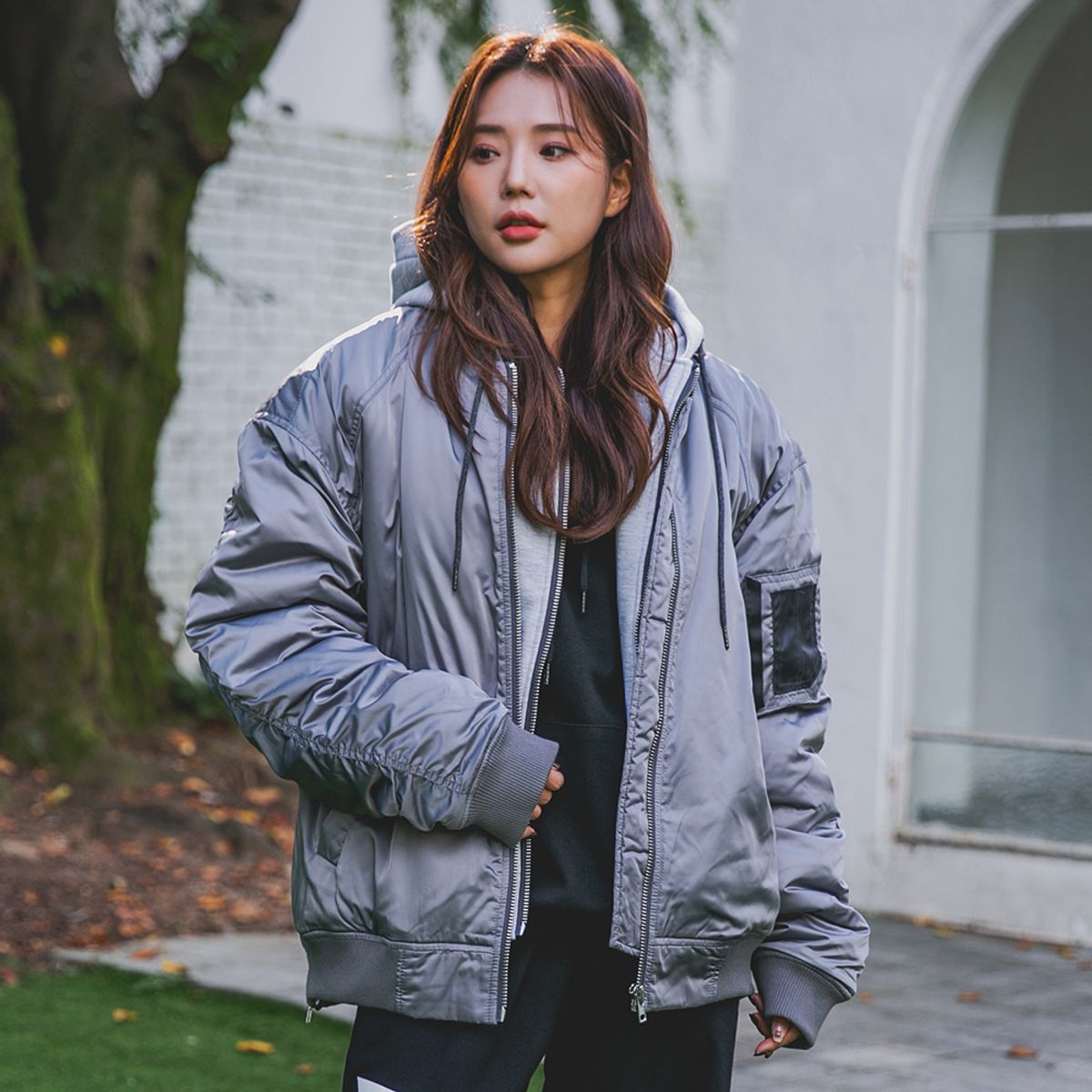 앨빈클로(ALVINCLO) MA-1 후드 항공 점퍼 AZH898 (3 COLOR)