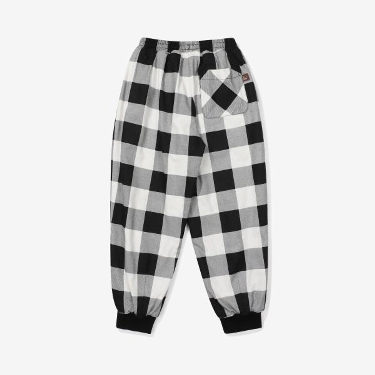 휠라 키즈(FILA KIDS) 어반 체크 플리스 겹팬츠(FK2PTF4503XLGY)