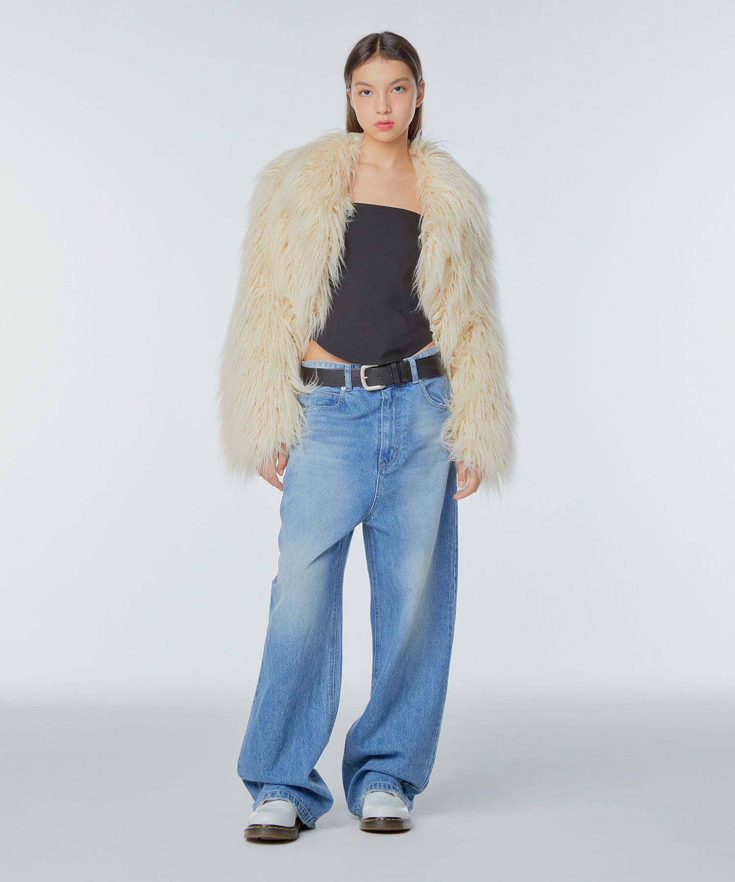 【IMXS】Oversized Fur Blouson IMXS】 Oversized Fur Blouson - メルカリ