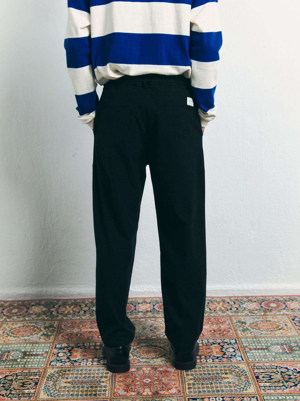 컨티먼트(CONTEMENT) 360° STRETCH WOOLLY PANTS (NAVY)