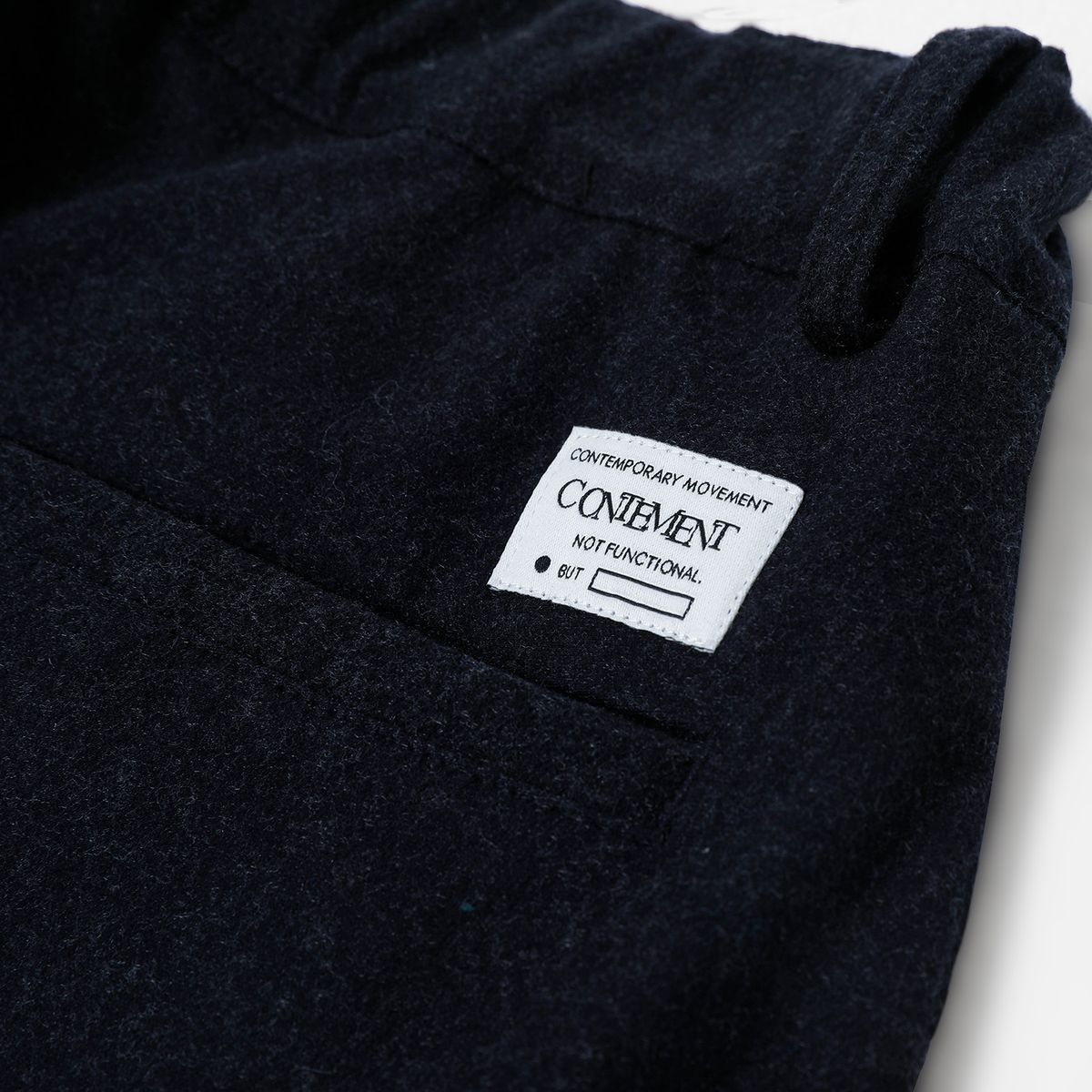 컨티먼트(CONTEMENT) 360° STRETCH WOOLLY PANTS (NAVY)
